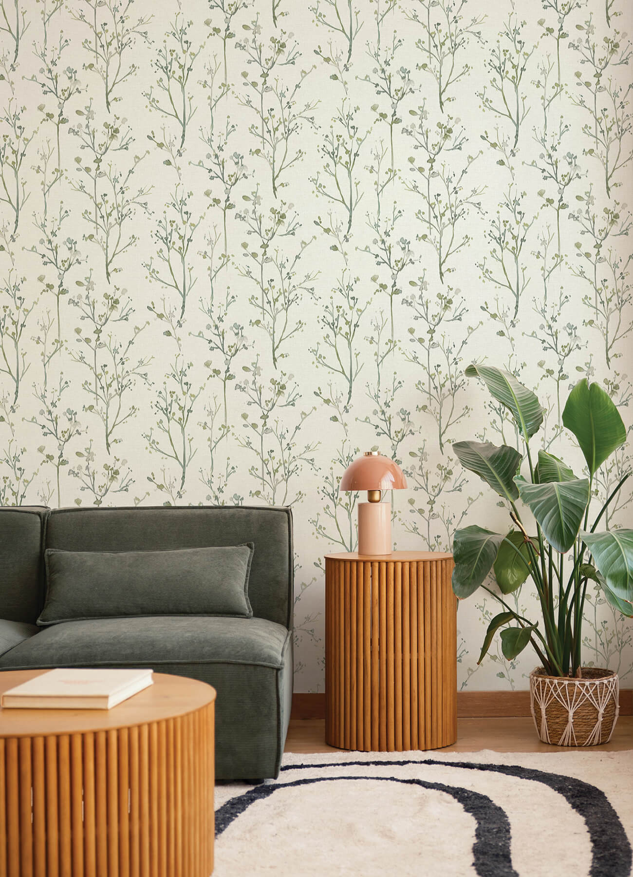 silverling-moss-budding-branches-wallpaper-york-wallcoverings-4177-27719 - York Wallcoverings Papel pintado