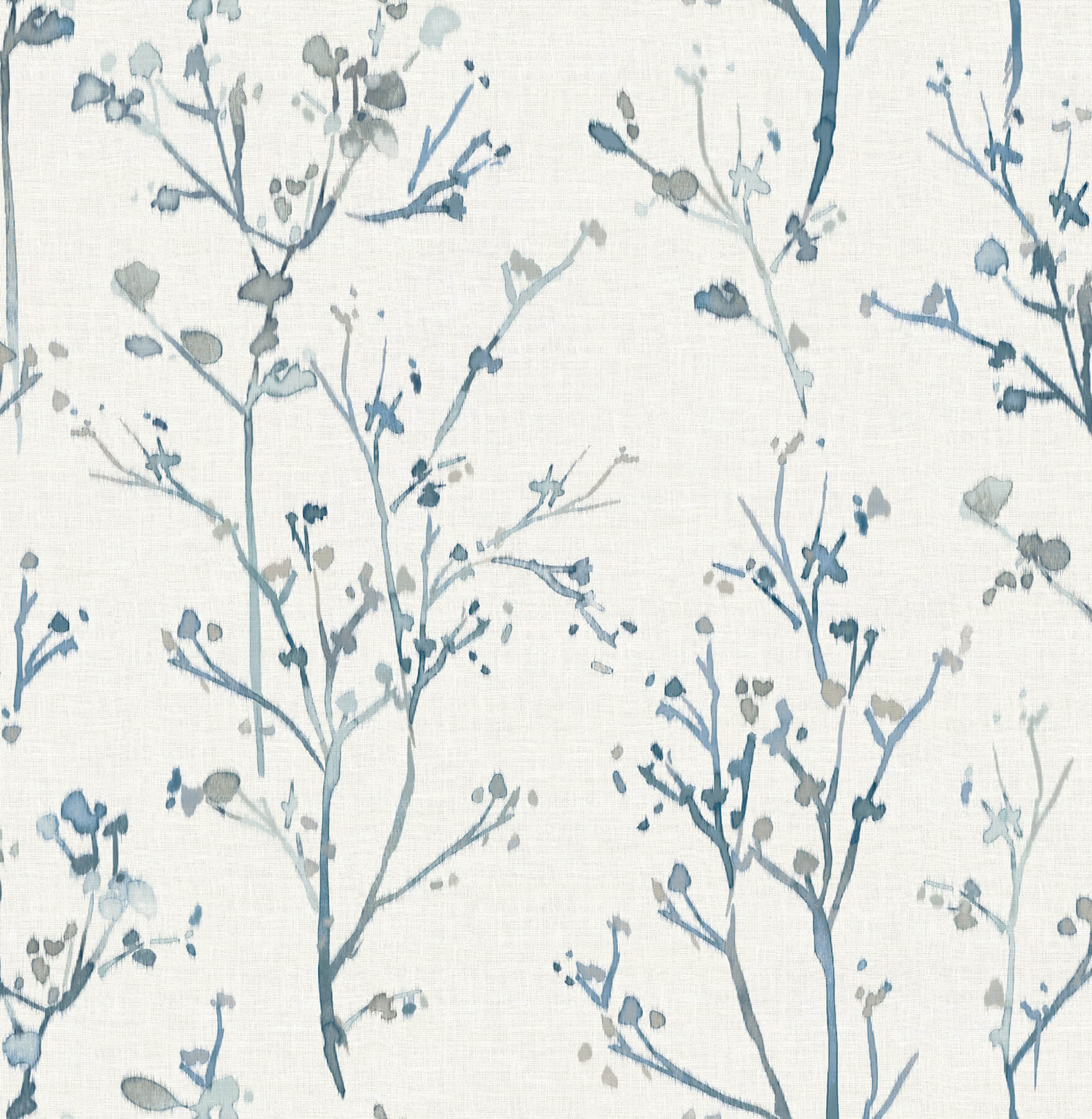 silverling-blue-budding-branches-wallpaper-york-wallcoverings-4177-27721 - York Wallcoverings Papel pintado