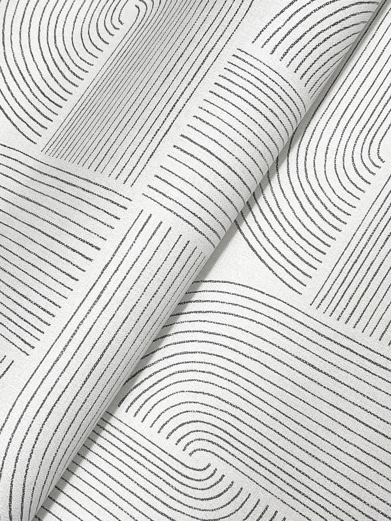 savoye-black-spiral-arches-wallpaper-york-wallcoverings-4177-27725 - York Wallcoverings Papel pintado
