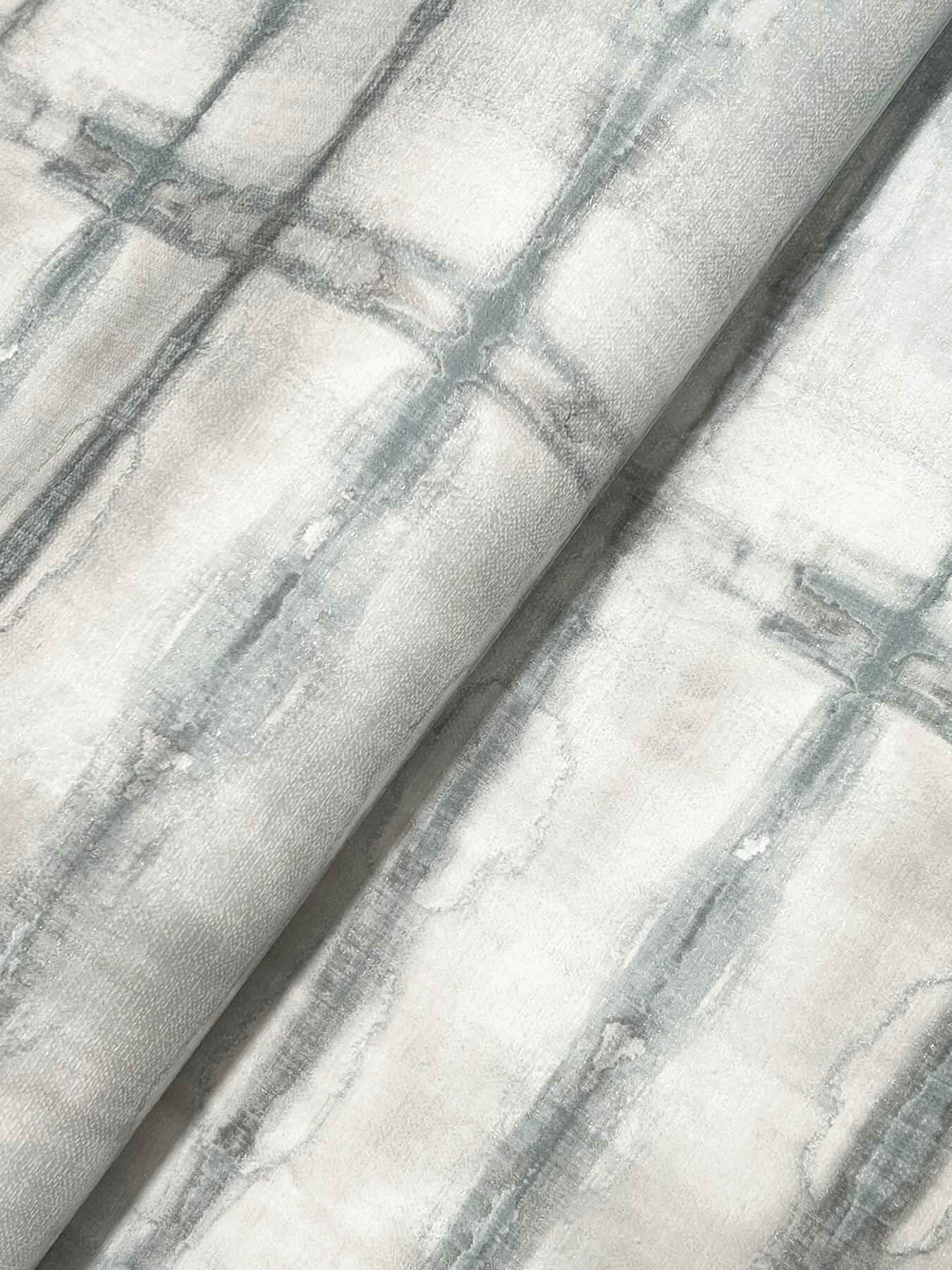Modulus Denim Geometric Stripe Wallpaper - York Wallcoverings - 4177-27727 - York Wallcoverings Wallpaper
