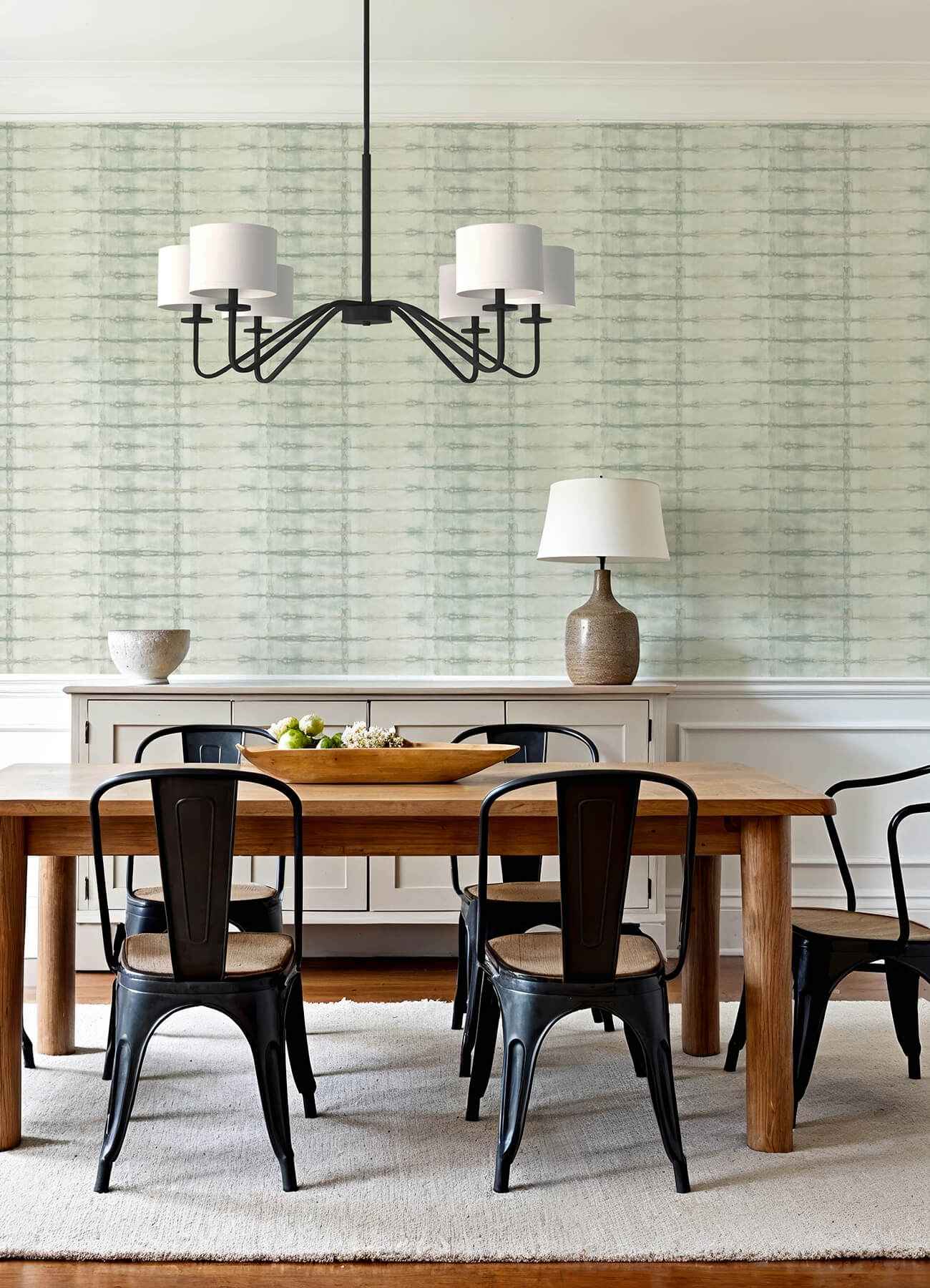 Modulus Seafoam Geometric Stripe Wallpaper - York Wallcoverings - 4177-27728