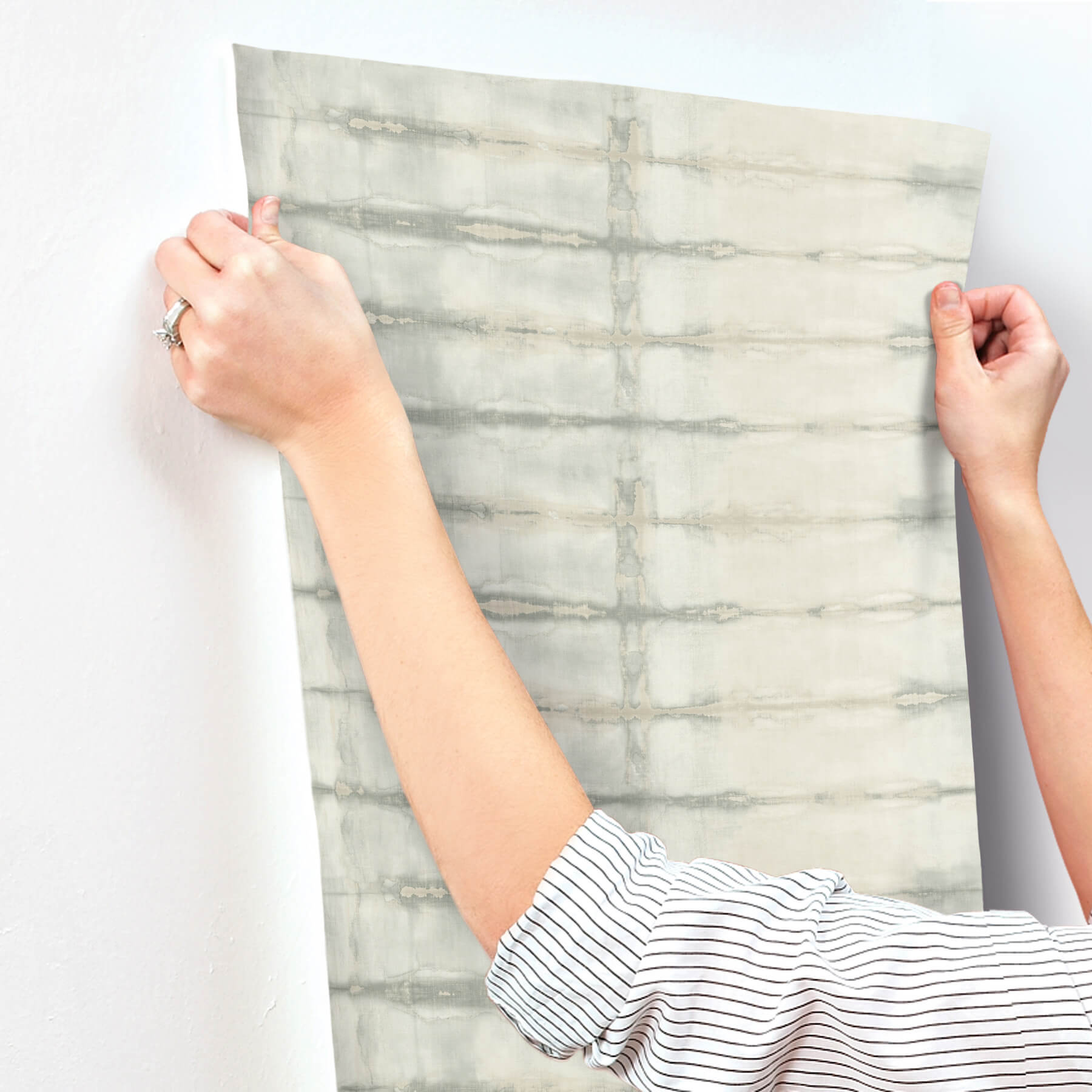 modulus-seafoam-geometric-stripe-wallpaper-york-wallcoverings-4177-27728 - York Wallcoverings Papel pintado