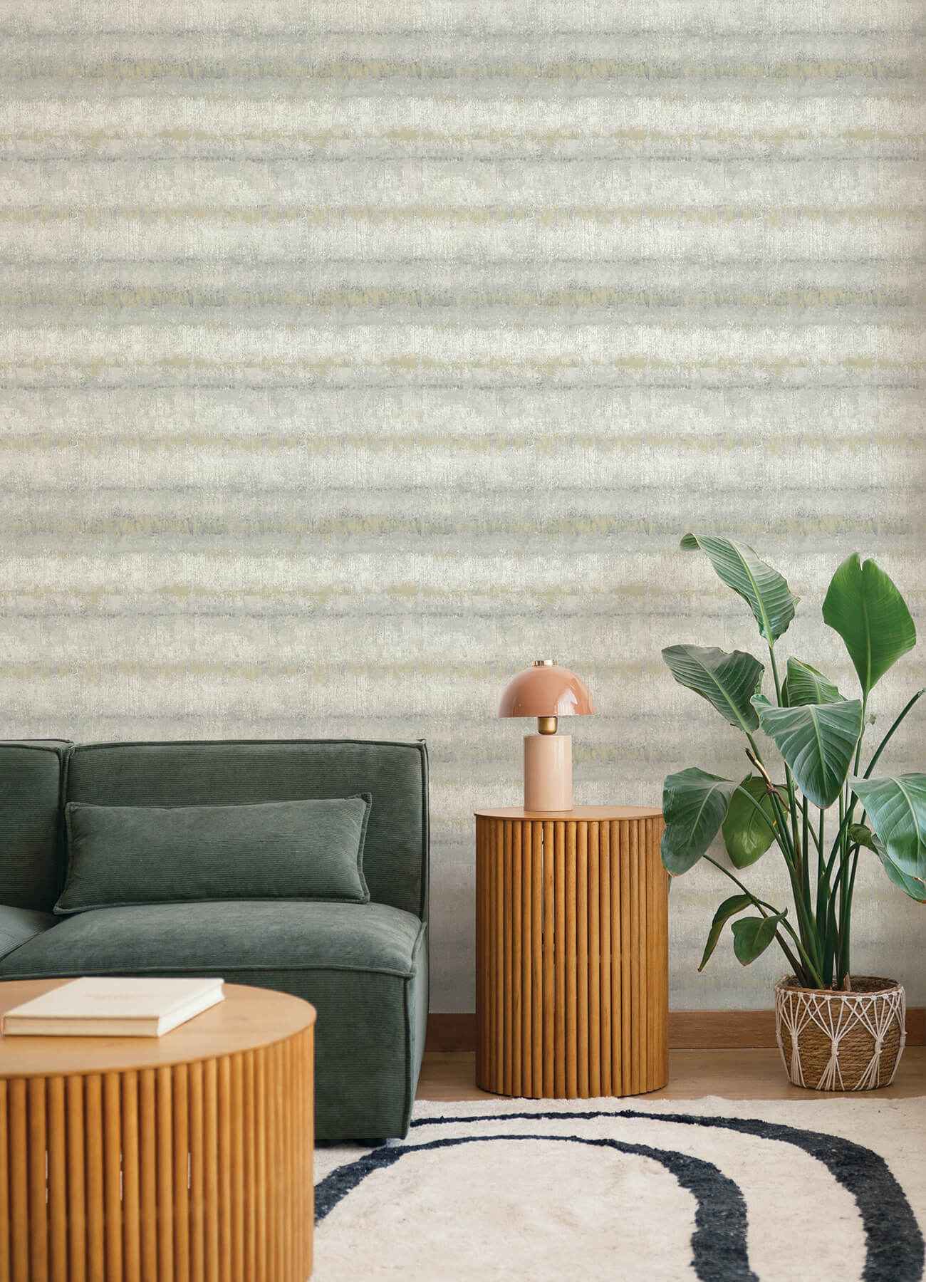 Morningtide Grey Textured Stripe Wallpaper - York Wallcoverings - 4177-27731 - York Wallcoverings Wallpaper