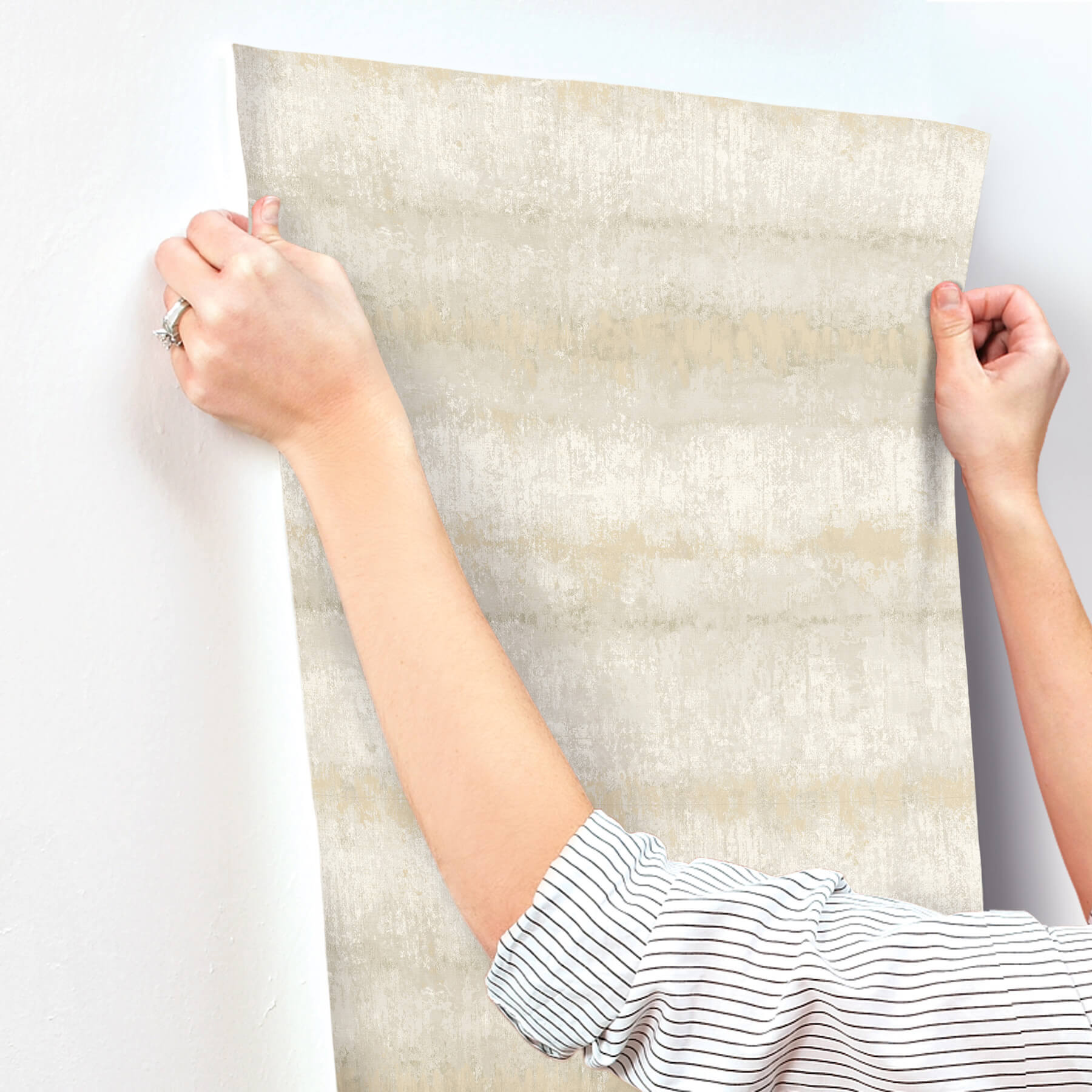 morningtide-neutral-textured-stripe-wallpaper-york-wallcoverings-4177-27734 - York Wallcoverings Papel pintado