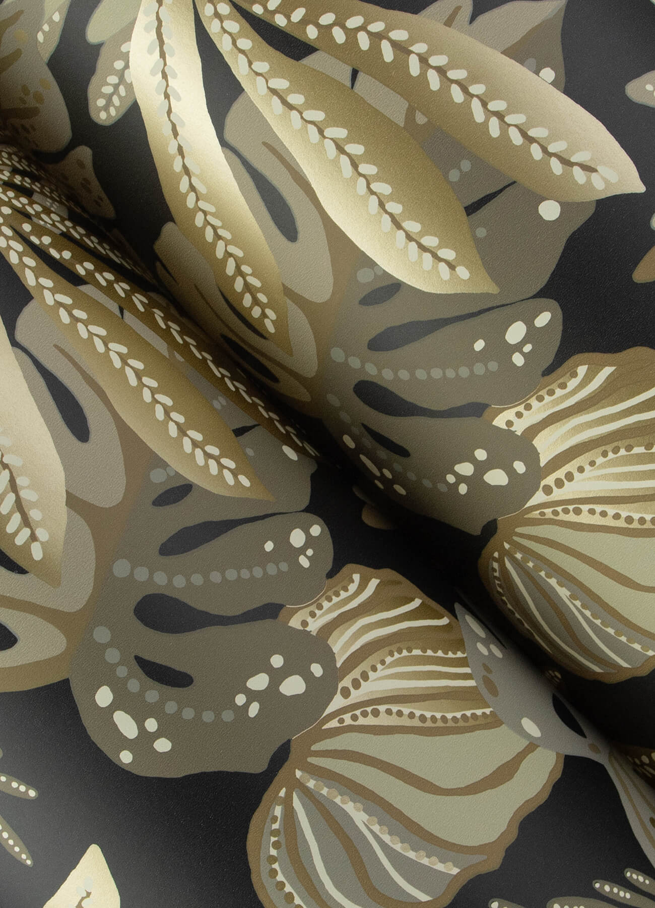 alocasia-neutral-tropical-foliage-wallpaper-york-wallcoverings-4177-27736 - York Wallcoverings Papel pintado