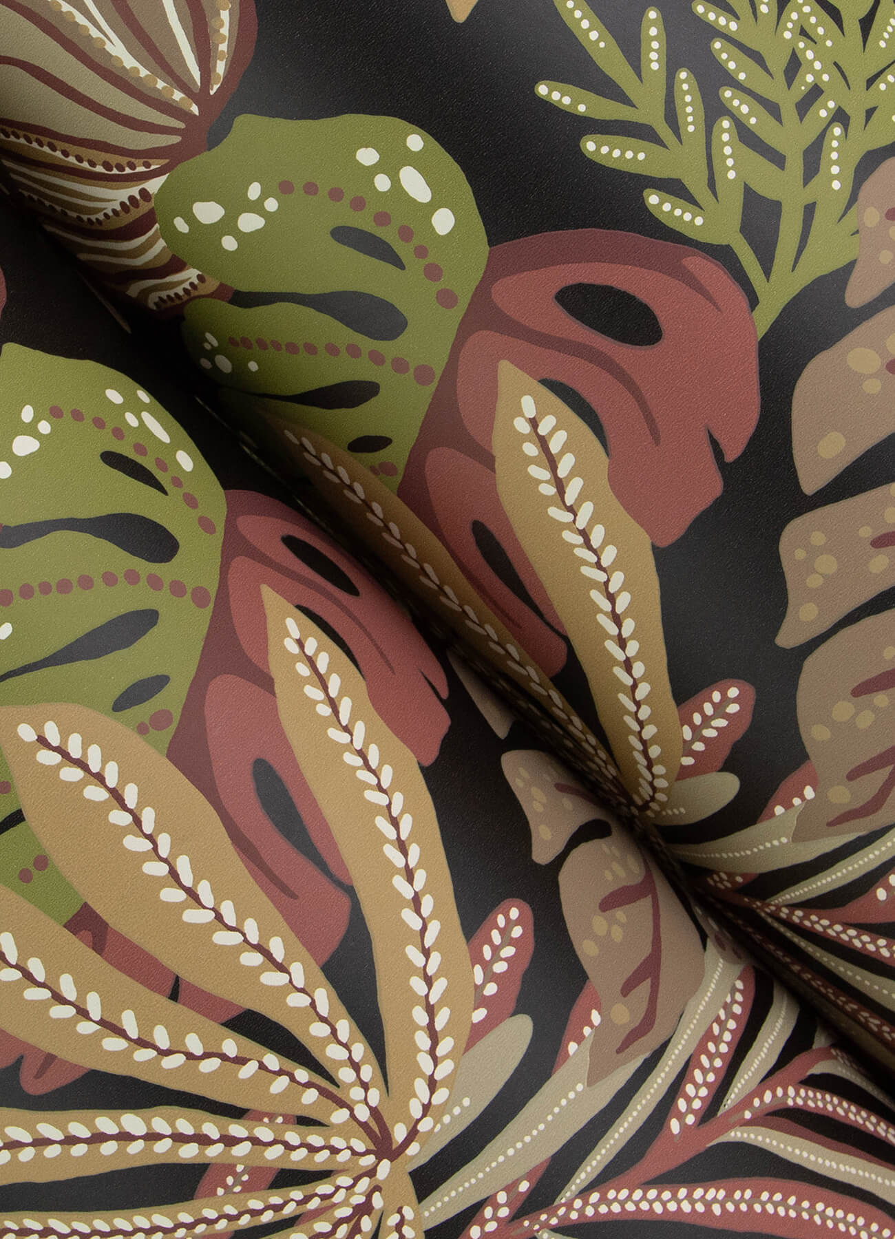 alocasia-burgundy-tropical-foliage-wallpaper-york-wallcoverings-4177-27738 - York Wallcoverings Papel pintado