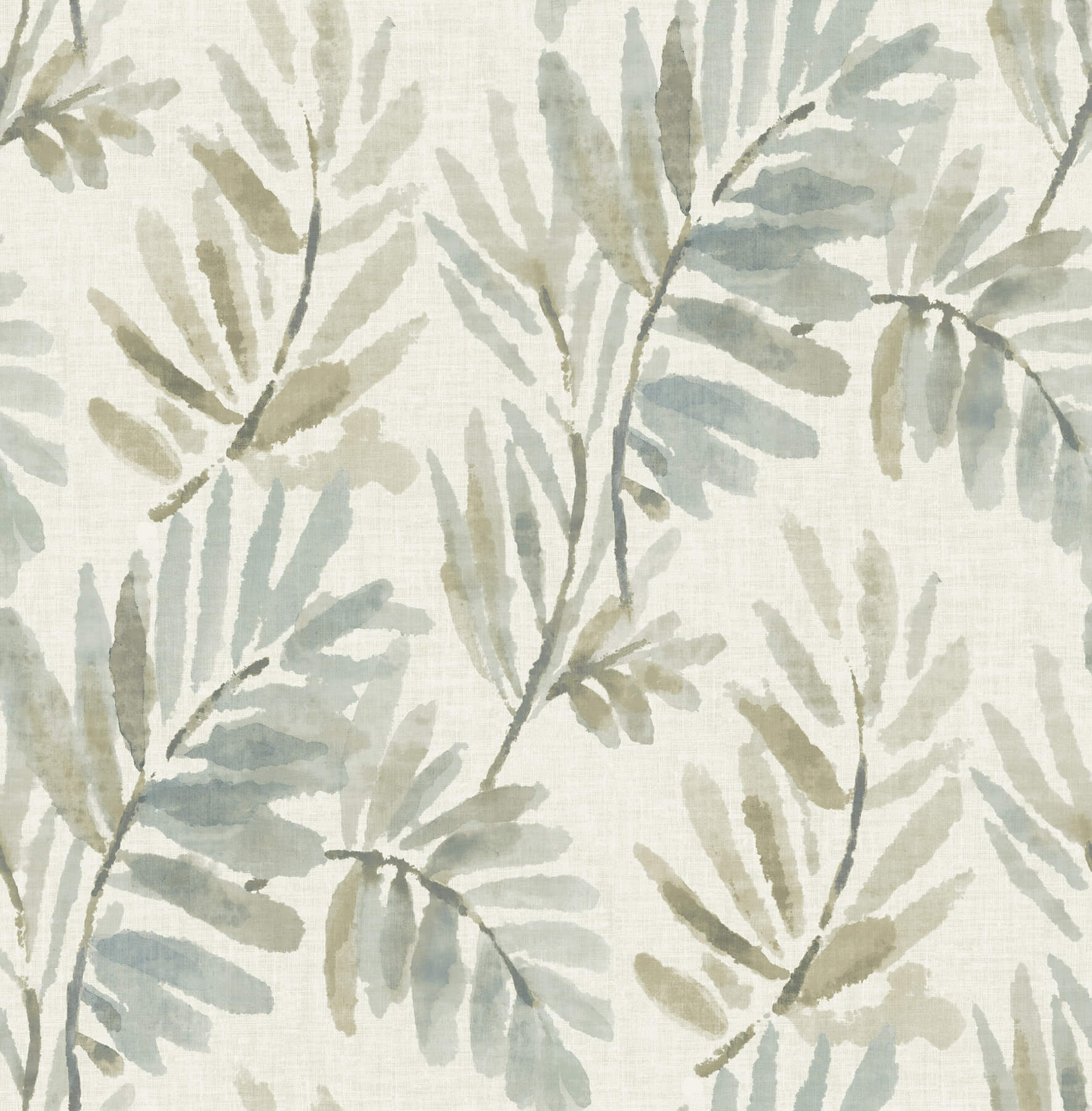 serenade-aqua-ferns-wallpaper-york-wallcoverings-4177-27740 - York Wallcoverings Wallpaper