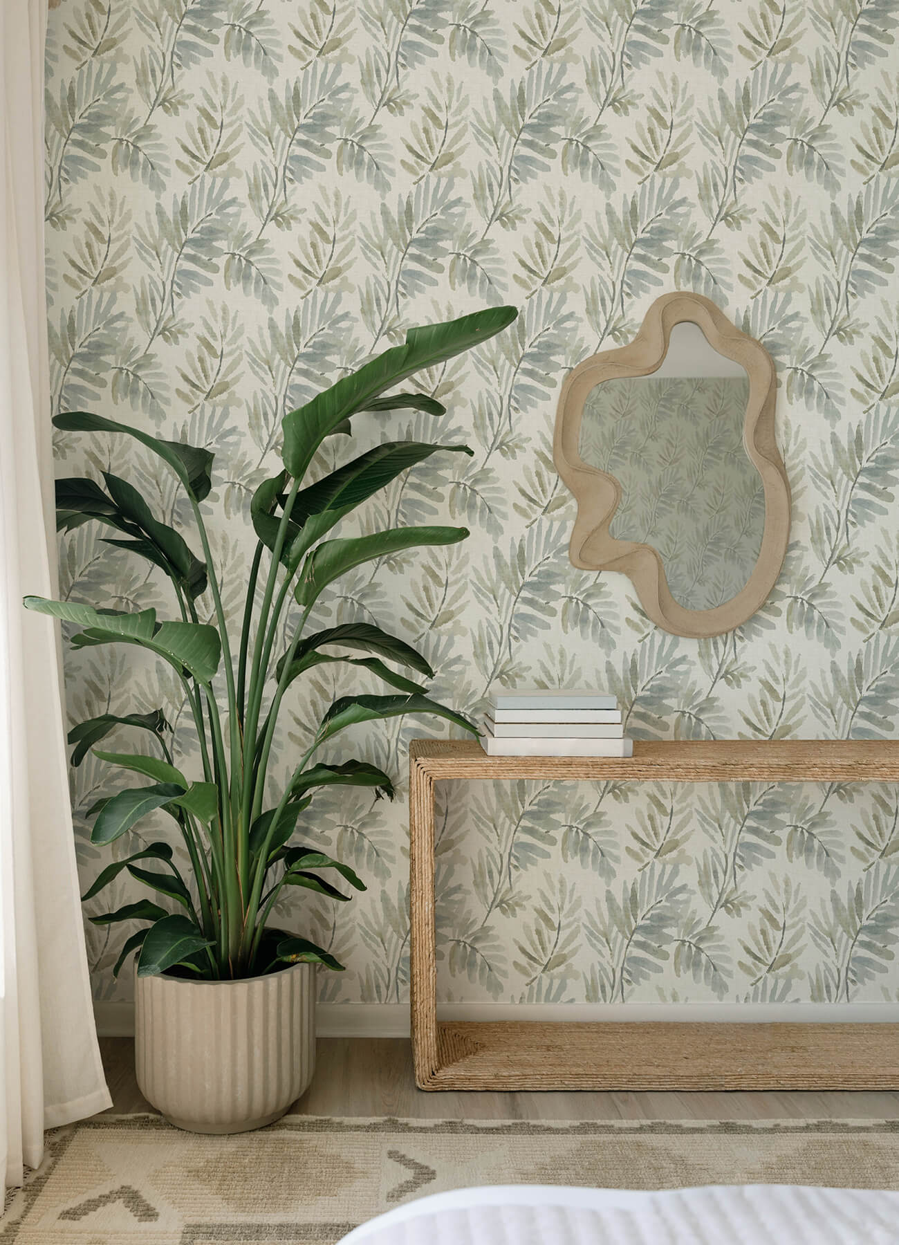 serenade-aqua-ferns-wallpaper-york-wallcoverings-4177-27740 - York Wallcoverings Papel pintado