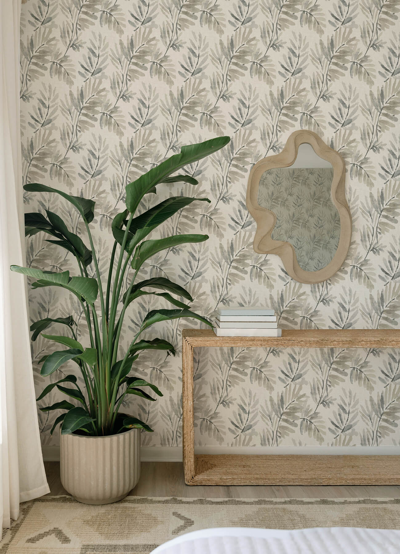 serenade-grey-ferns-wallpaper-york-wallcoverings-4177-27741 - York Wallcoverings Papel pintado