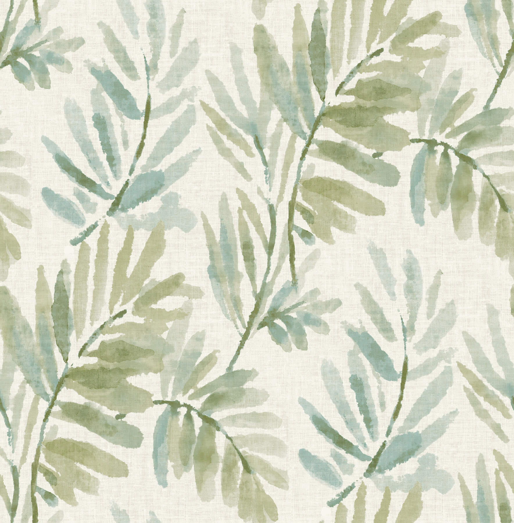 serenade-sea-green-ferns-wallpaper-york-wallcoverings-4177-27744 - York Wallcoverings Wallpaper