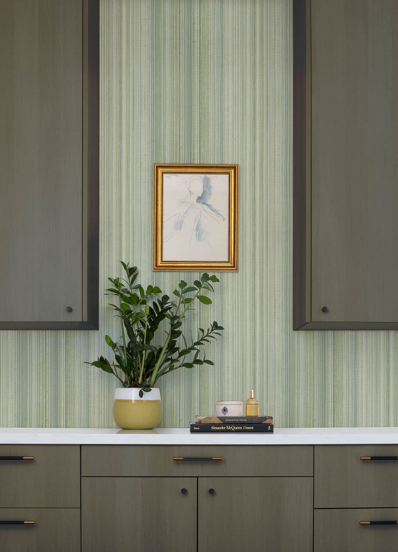 elan-sea-green-ombre-stripe-wallpaper-york-wallcoverings-4177-27746 - York Wallcoverings Papel pintado