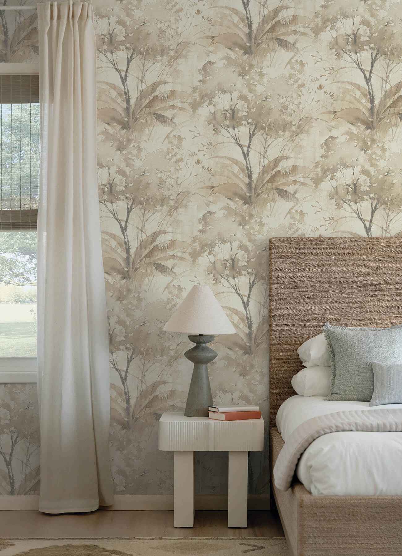 Mistwood Coffee Forest Wallpaper - York Wallcoverings - 4177-27750 - York Wallcoverings Wallpaper