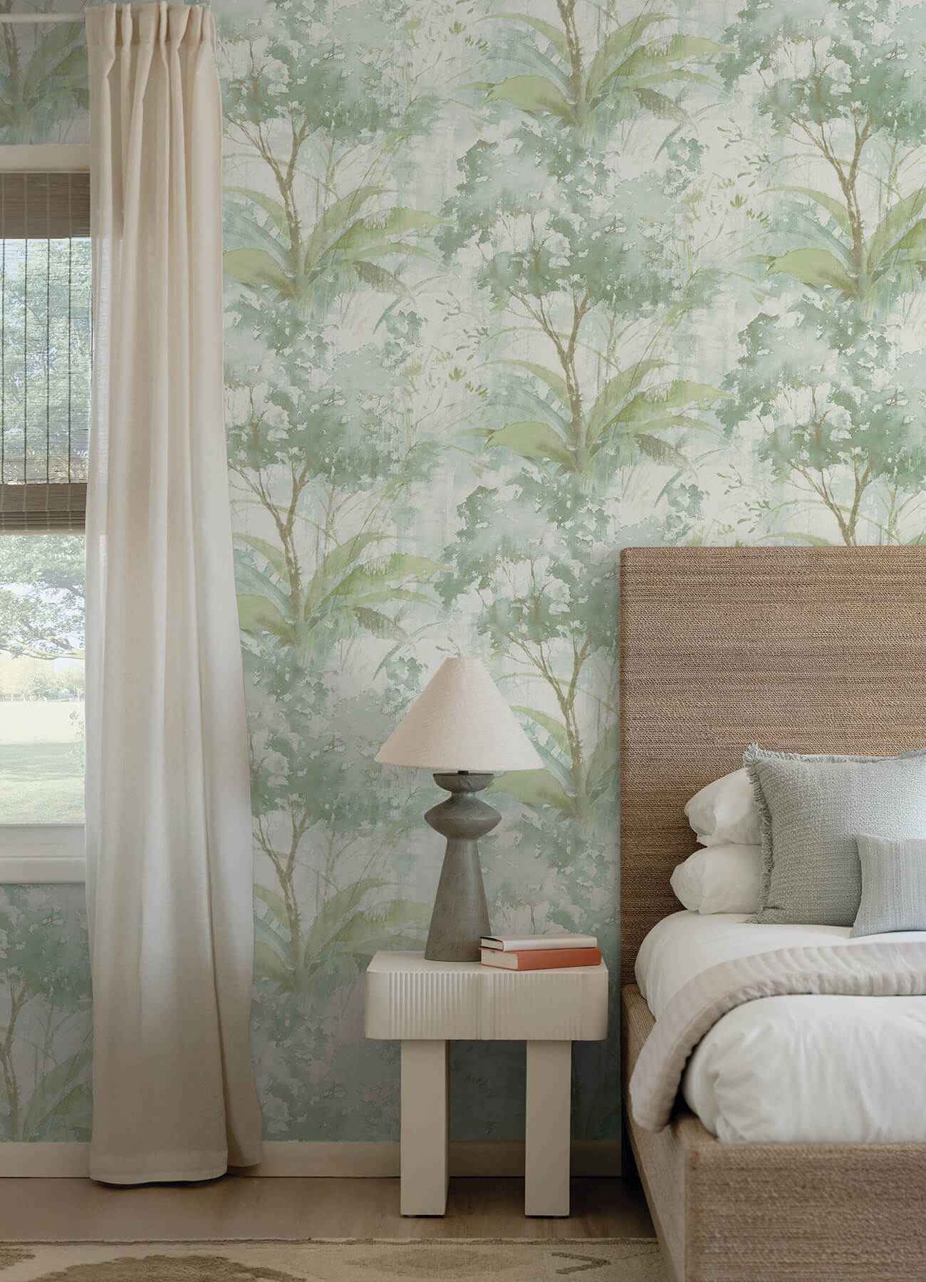 Mistwood Green Forest Wallpaper - York Wallcoverings - 4177-27751