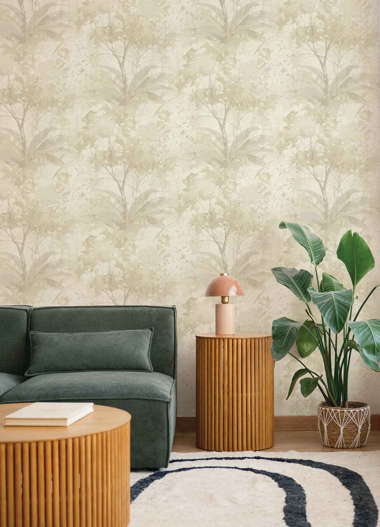 Mistwood Beige Forest Wallpaper - York Wallcoverings - 4177-27752 - York Wallcoverings Wallpaper