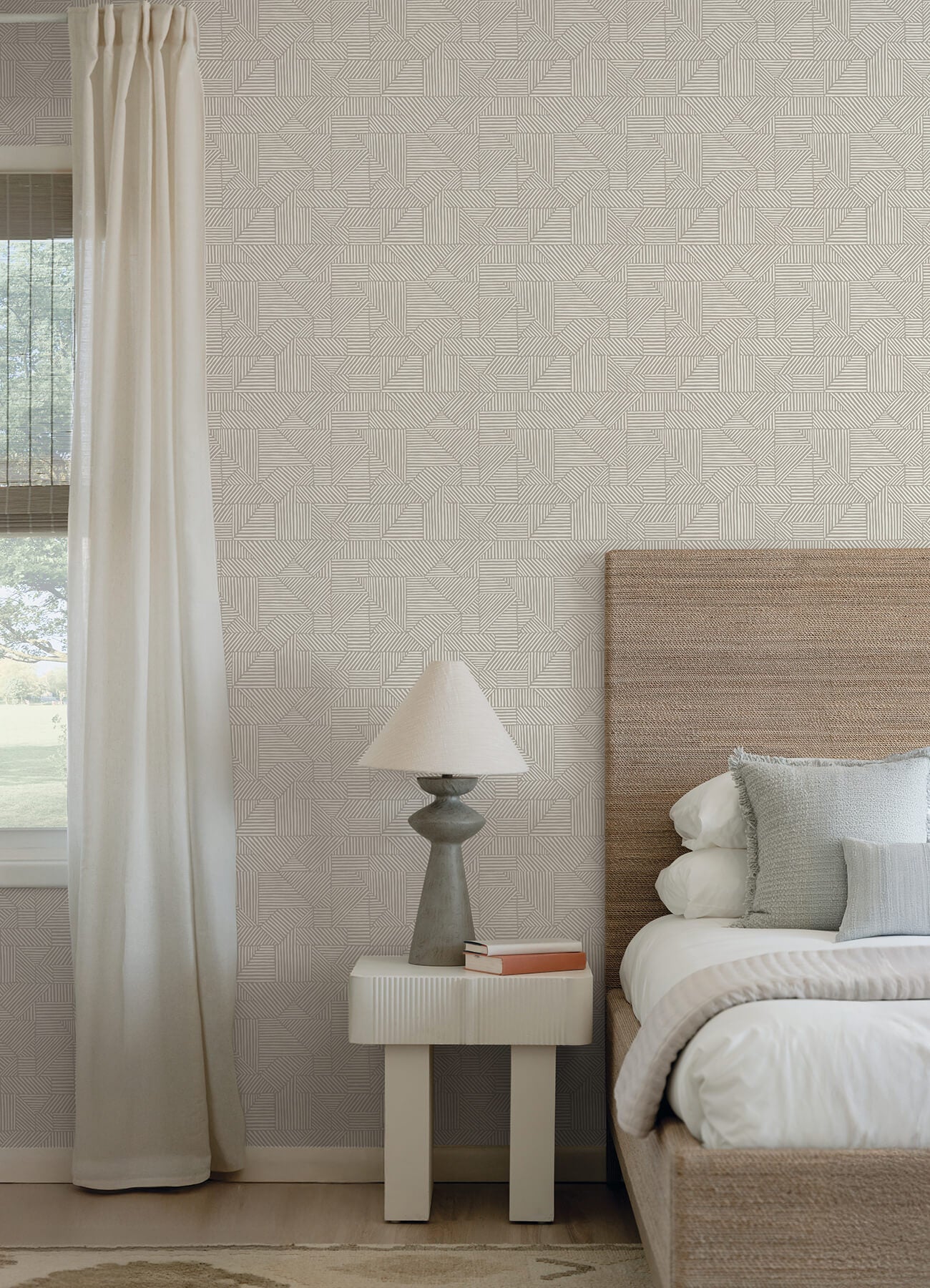 crescendo-light-grey-block-geometric-wallpaper-york-wallcoverings-4177-83303 - York Wallcoverings Papel pintado