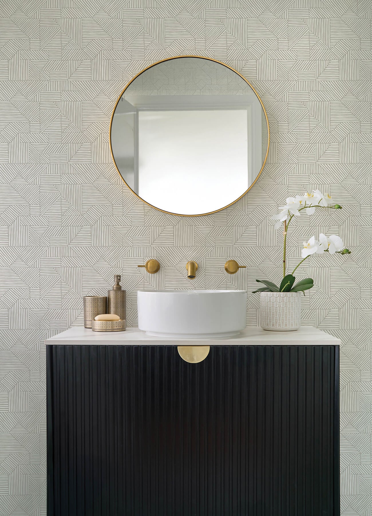 crescendo-light-grey-block-geometric-wallpaper-york-wallcoverings-4177-83303 - York Wallcoverings Papel pintado