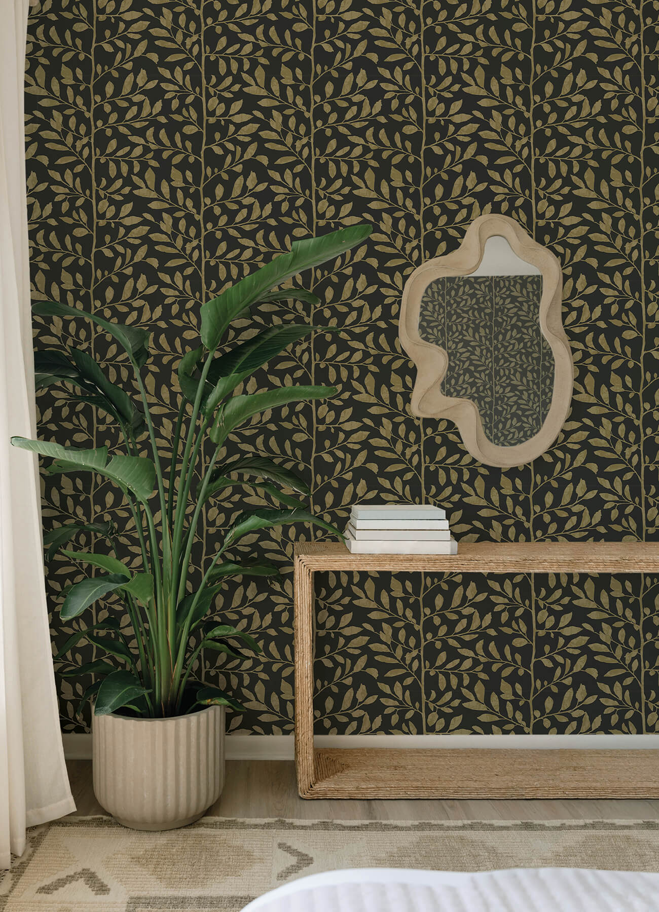 sagecrest-black-sapling-wallpaper-york-wallcoverings-4177-83306 - York Wallcoverings Papel pintado