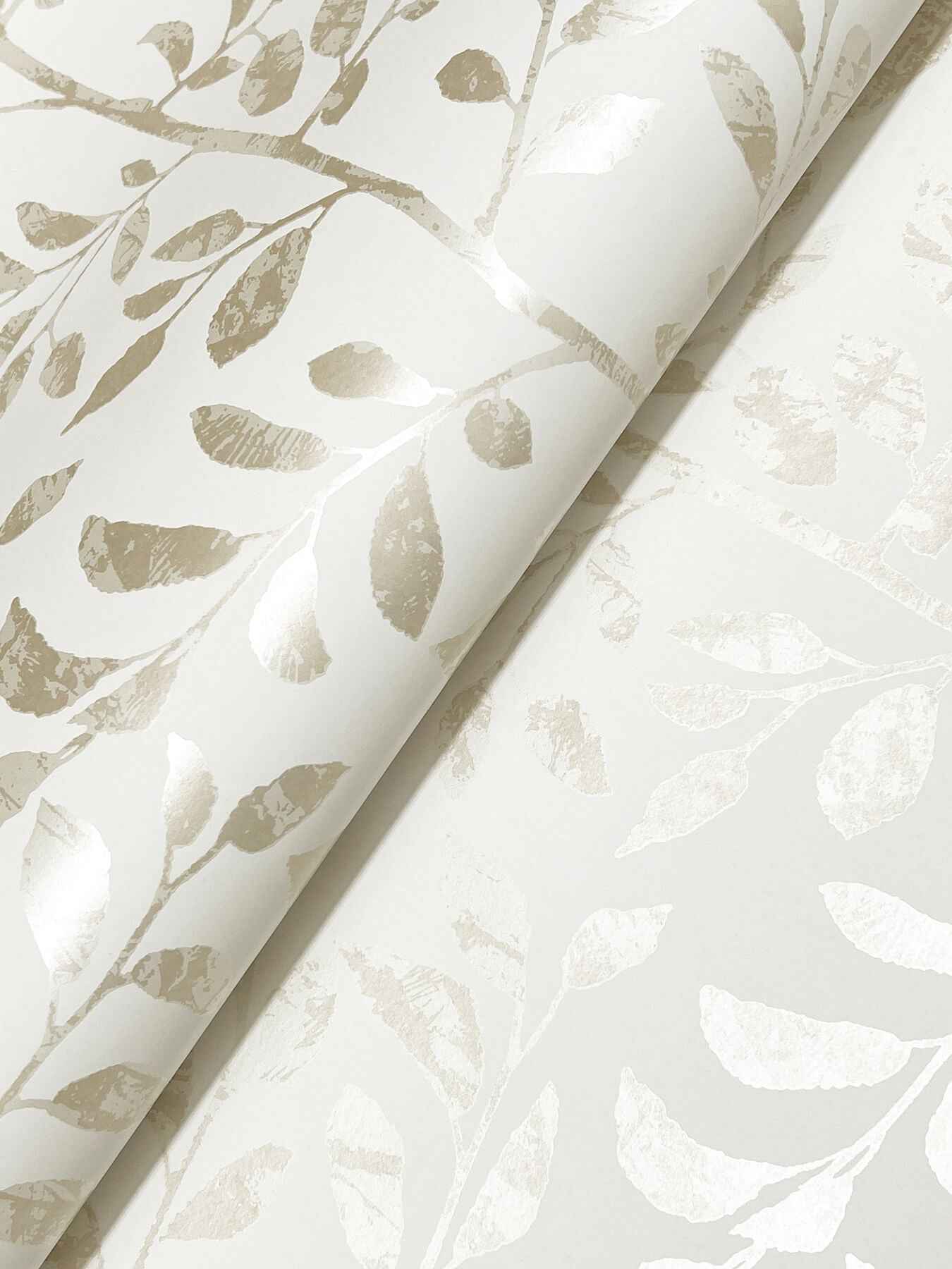 sagecrest-platinum-sapling-wallpaper-york-wallcoverings-4177-83308 - York Wallcoverings Papel pintado