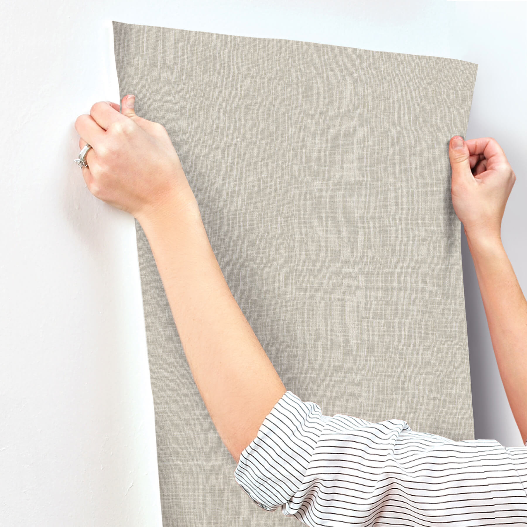 alba-grey-open-weave-wallpaper-york-wallcoverings-4193-7402 - York Wallcoverings Wallpaper