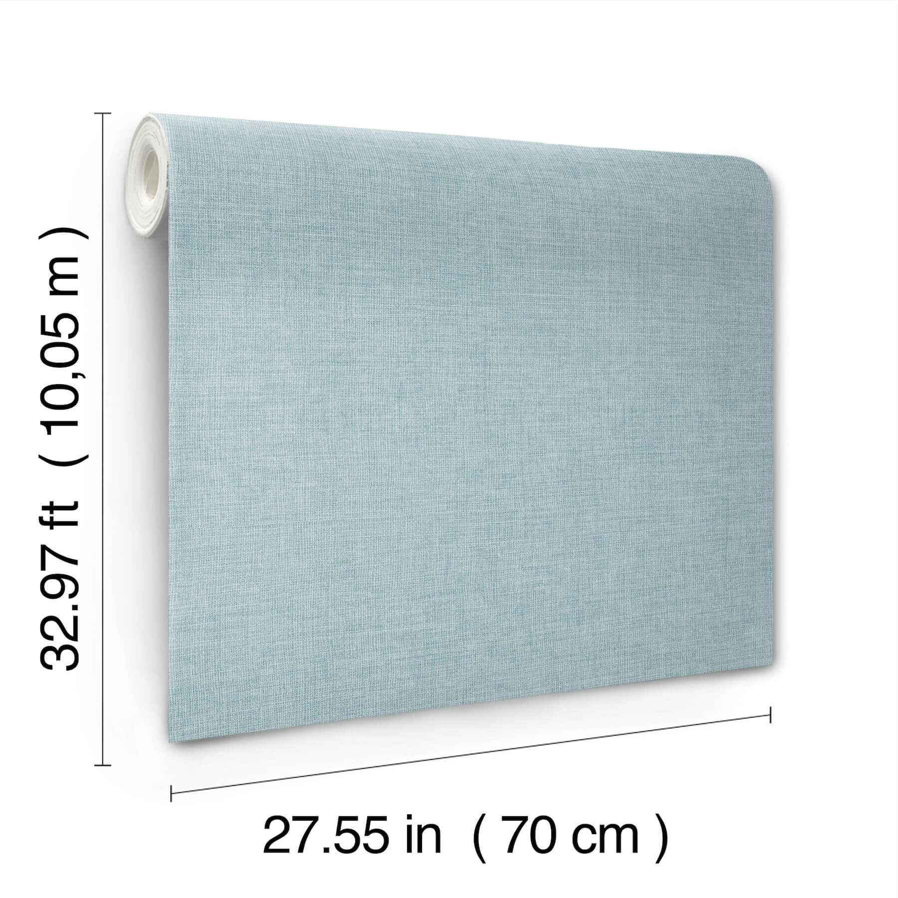Alba Sky Blue Open Weave Wallpaper - York Wallcoverings - 4193-7411 - York Wallcoverings Wallpaper