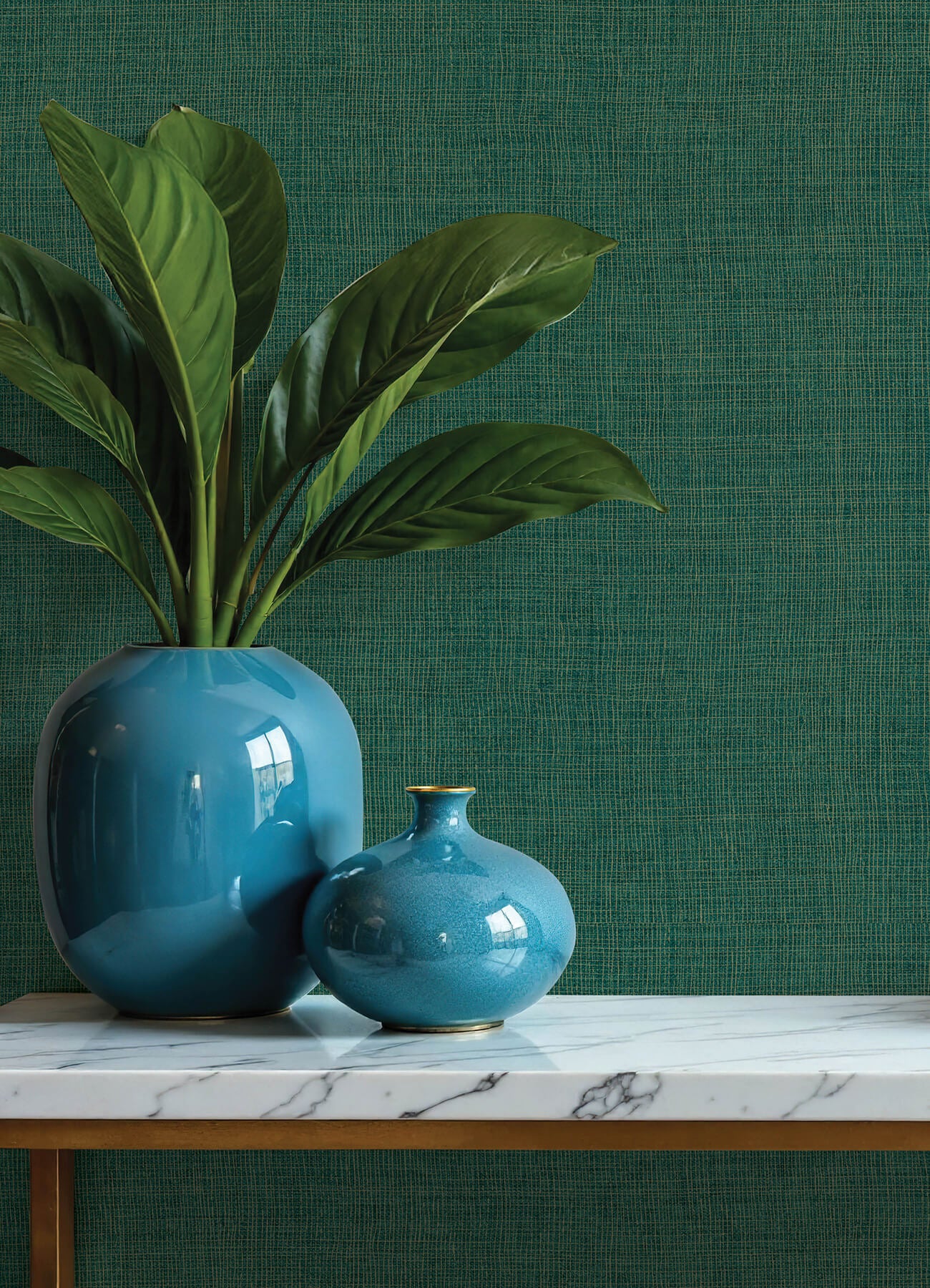 alba-evergreen-open-weave-wallpaper-york-wallcoverings-4193-7413 - York Wallcoverings Papel pintado