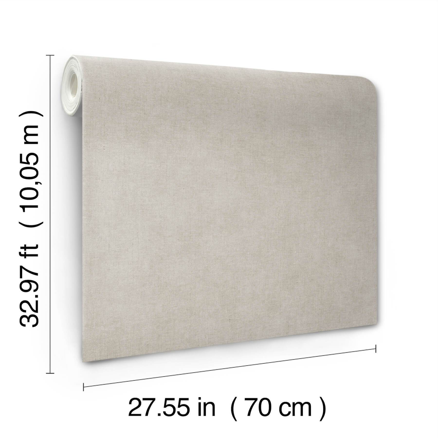 nuovo-grey-faux-linen-wallpaper-york-wallcoverings-4193-7424 - York Wallcoverings Papel pintado