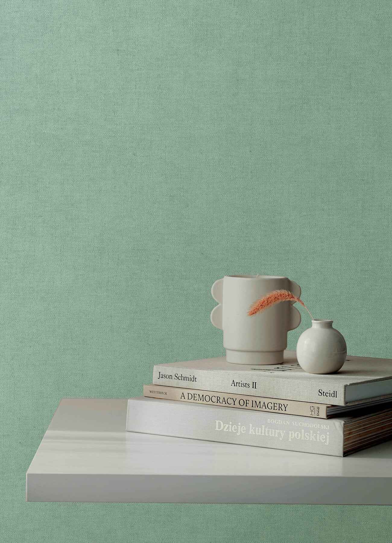 Nuovo Aqua Faux Linen Wallpaper - York Wallcoverings - 4193-7432 - York Wallcoverings Wallpaper