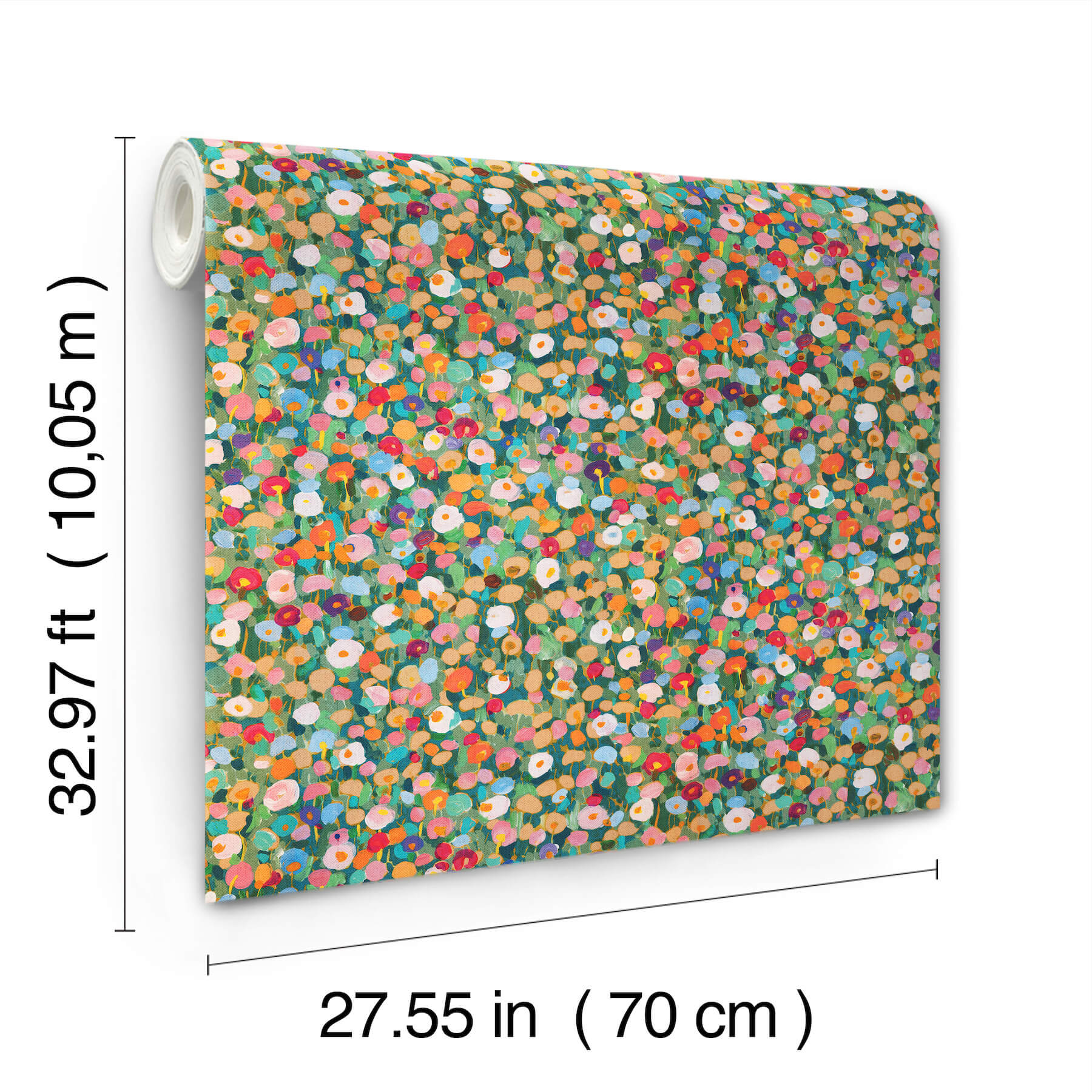 prato-green-petite-floral-wallpaper-york-wallcoverings-4193-7441 - York Wallcoverings Wallpaper