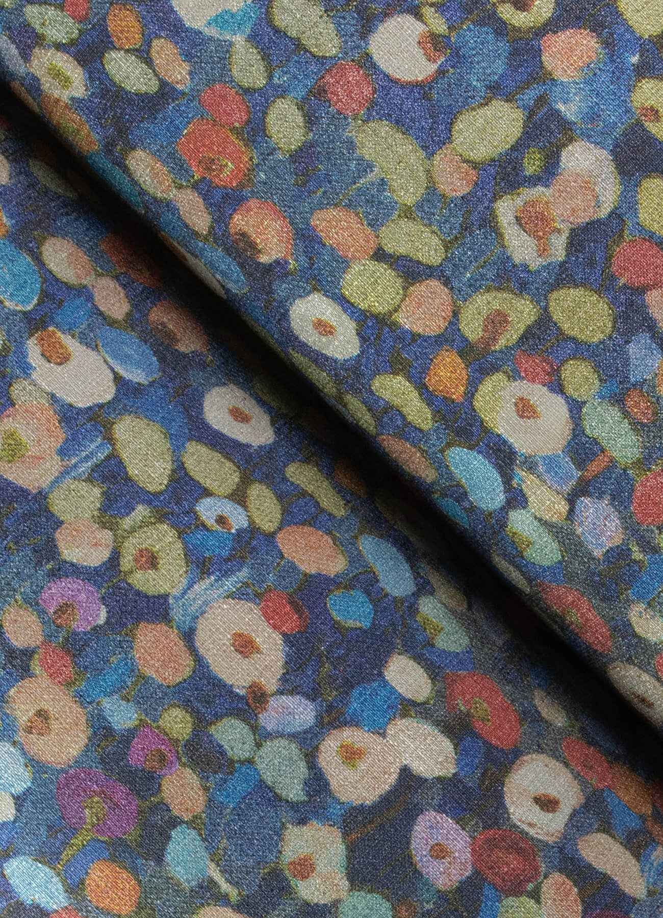 Prato Blue Petite Floral Wallpaper - York Wallcoverings - 4193-7442 - York Wallcoverings Wallpaper