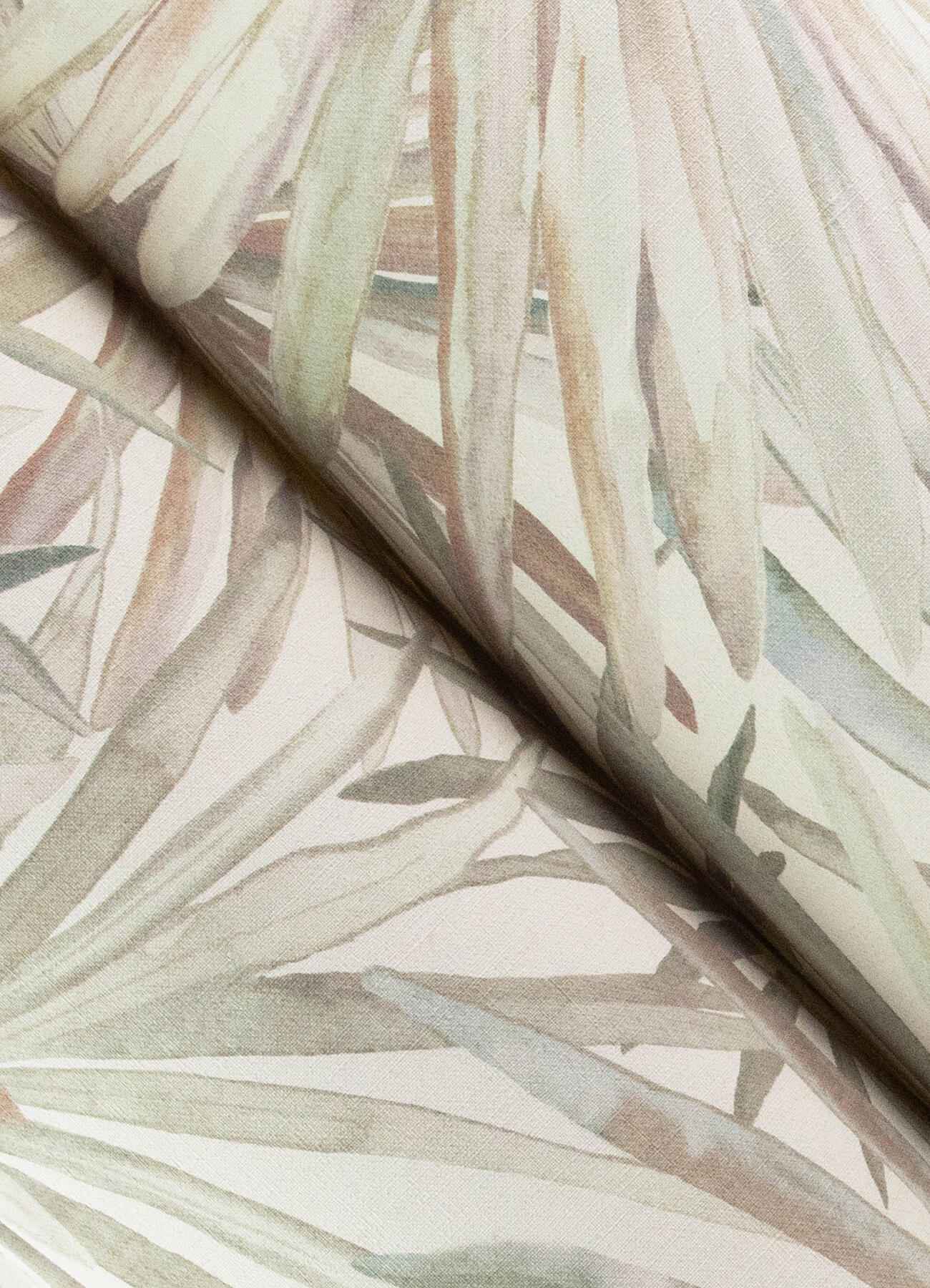 Corifa Cream Palm Leaf Wallpaper - York Wallcoverings - 4193-7450 - York Wallcoverings Wallpaper