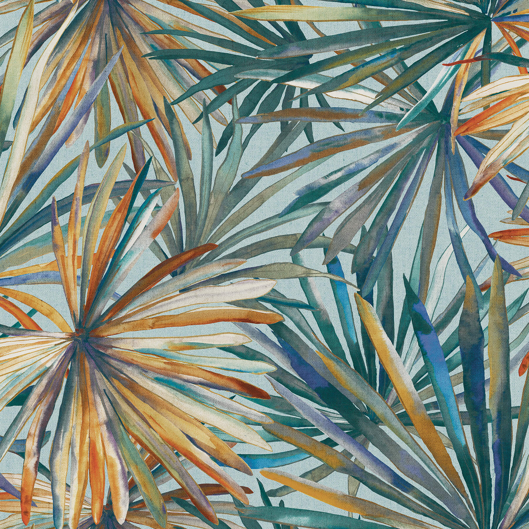 corifa-sea-green-palm-leaf-wallpaper-york-wallcoverings-4193-7451 - York Wallcoverings Papel pintado