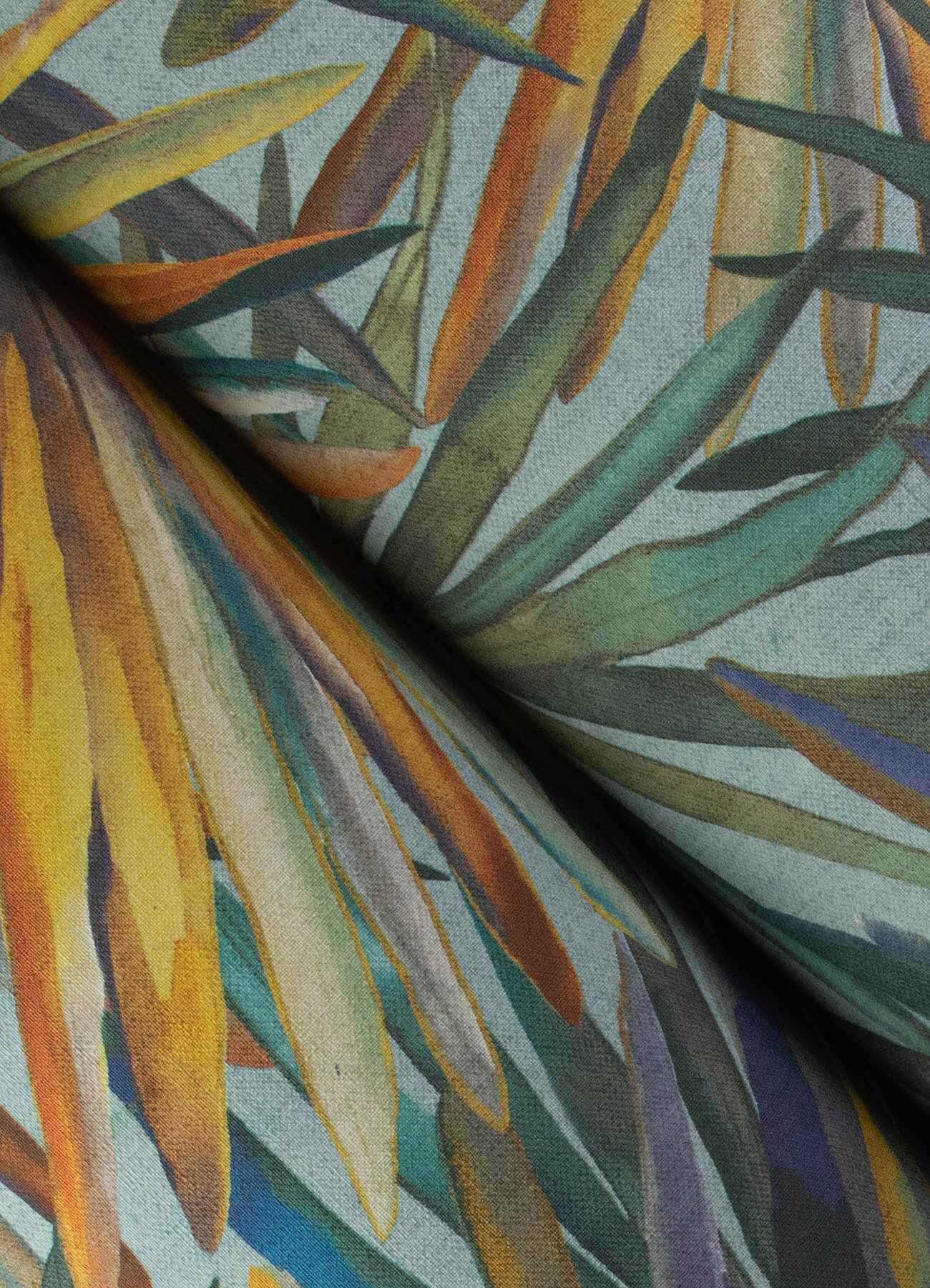 Corifa Sea Green Palm Leaf Wallpaper - York Wallcoverings - 4193-7451 - York Wallcoverings Wallpaper