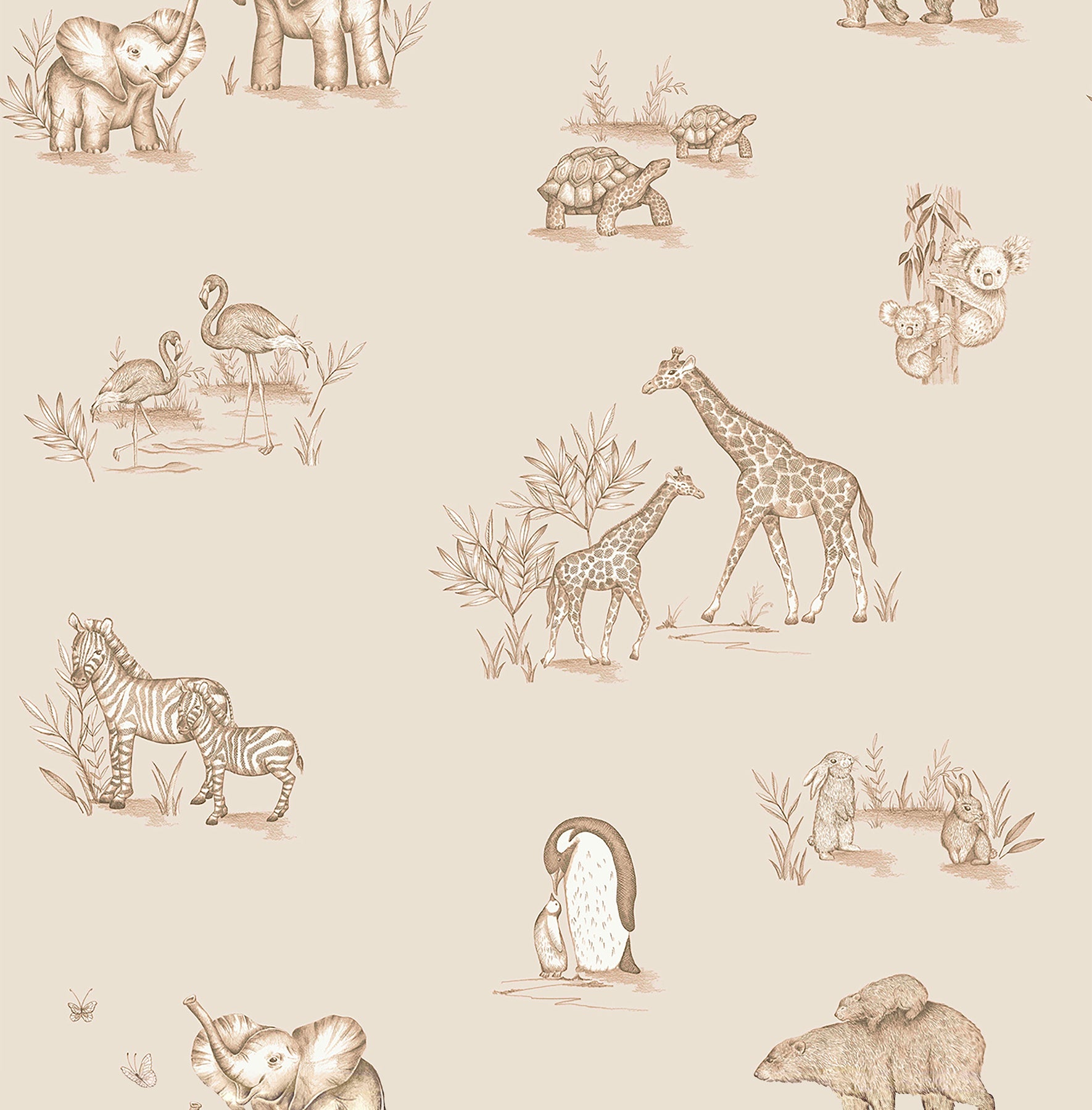 safari-babies-beige-animal-wallpaper-york-wallcoverings-4203-27553