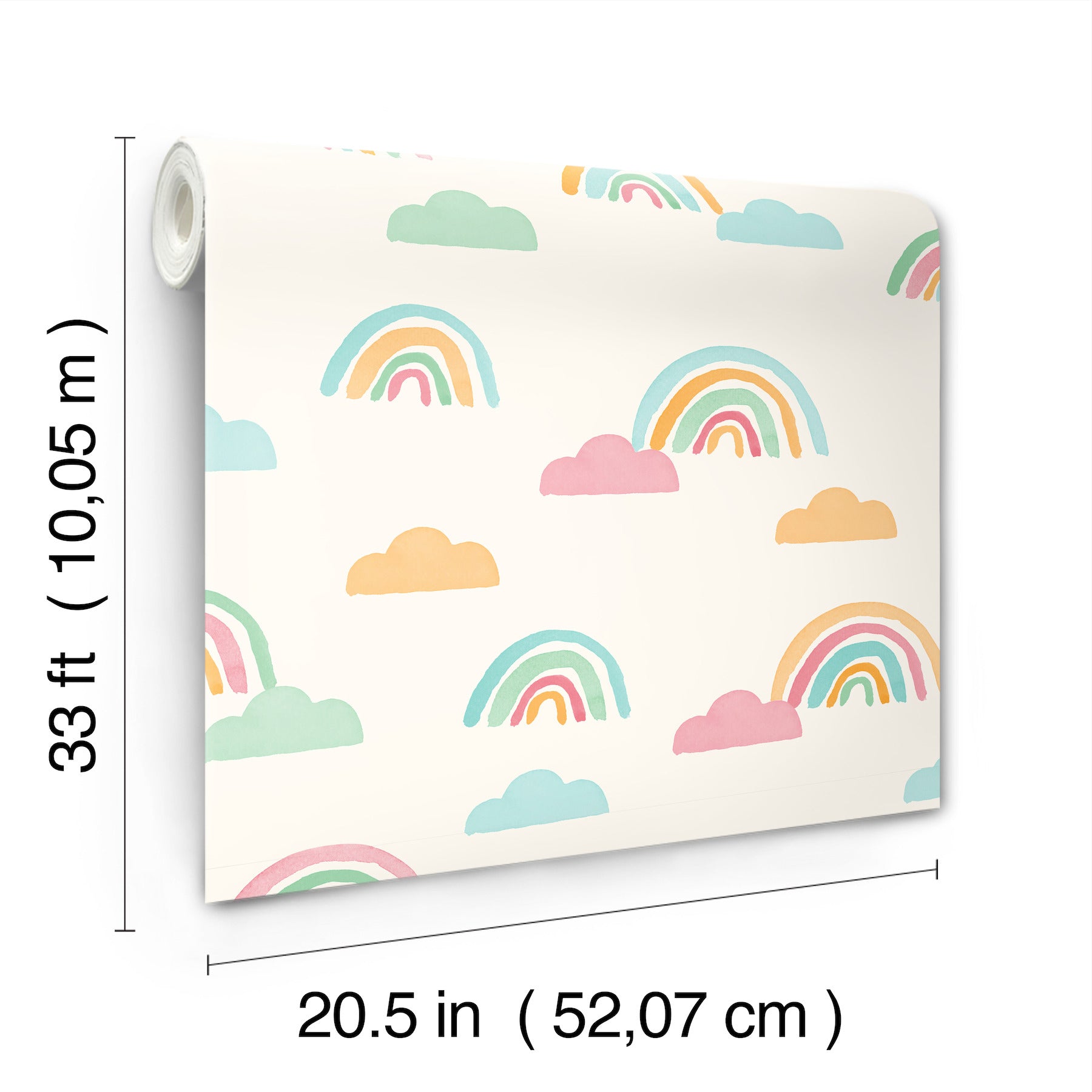 over-the-rainbow-multicolor-painted-skies-wallpaper-york-wallcoverings-4203-27562 - York Wallcoverings Wallpaper