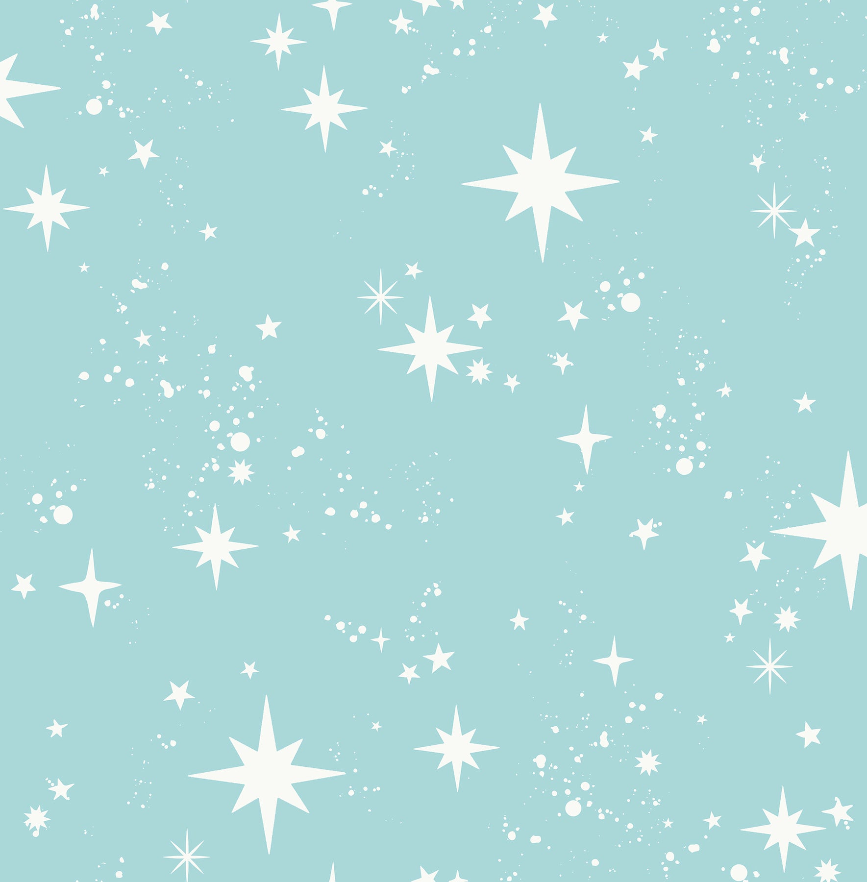 twinkle-light-blue-starry-skies-wallpaper-york-wallcoverings-4203-27567 - York Wallcoverings Wallpaper
