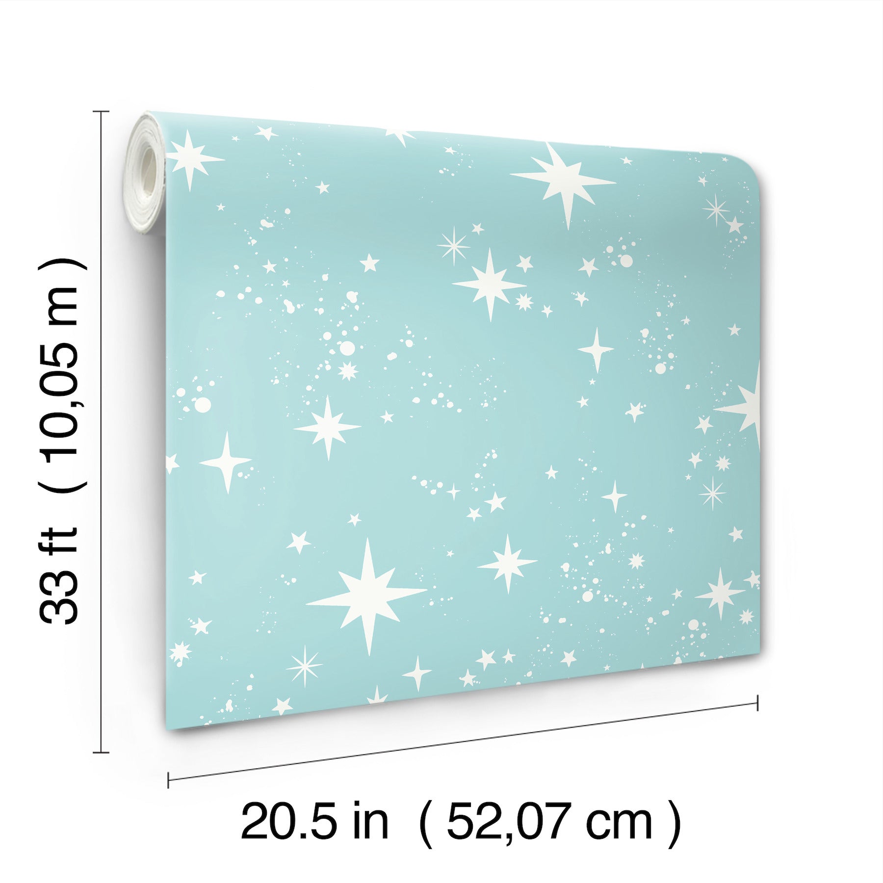 twinkle-light-blue-starry-skies-wallpaper-york-wallcoverings-4203-27567 - York Wallcoverings Wallpaper