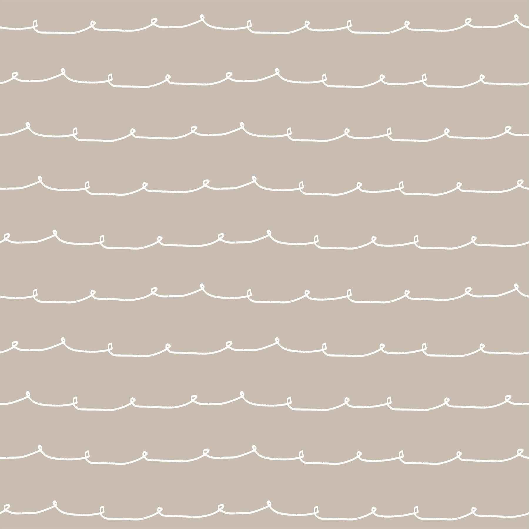 Wiggle Line Taupe Stripe Wallpaper - York Wallcoverings - 4203-27569 - York Wallcoverings Wallpaper