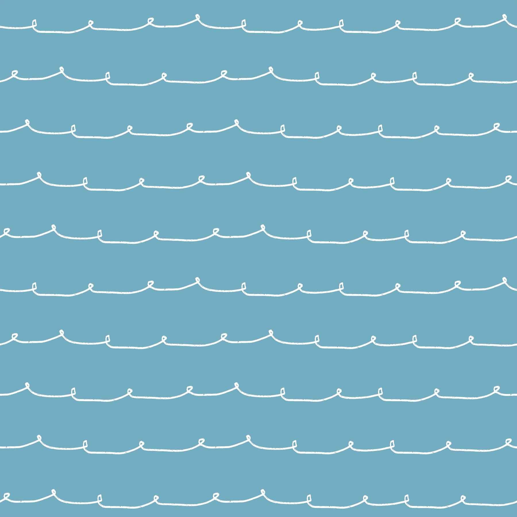 Wiggle Line Blue Stripe Wallpaper - York Wallcoverings - 4203-27572 - York Wallcoverings Wallpaper