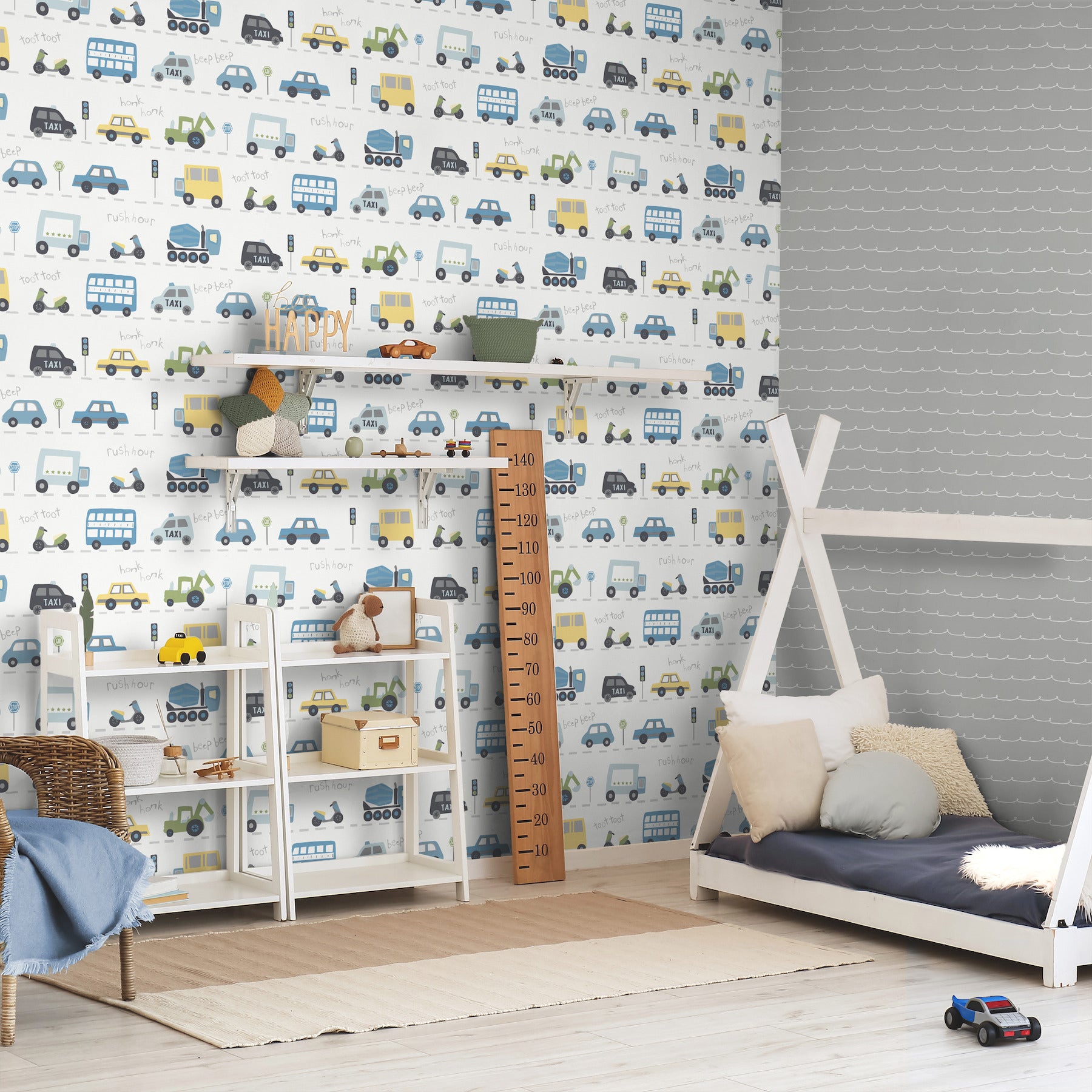 road-traffic-blue-cars-wallpaper-york-wallcoverings-4203-27594 - York Wallcoverings Wallpaper