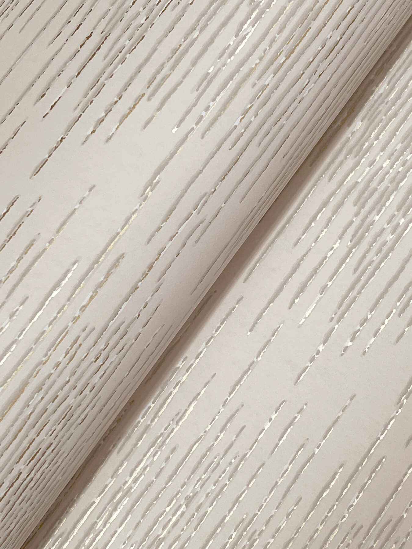 Operetta Blush Metallic Columns Wallpaper - York Wallcoverings - VR1502 - York Wallcoverings Wallpaper