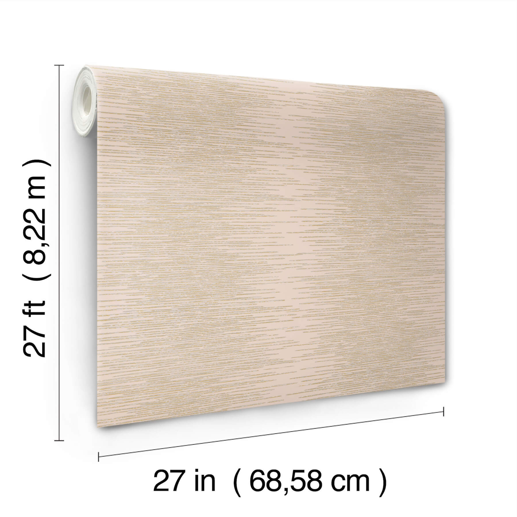 operetta-blush-metallic-columns-wallpaper-york-wallcoverings-vr1502 - York Wallcoverings Wallpaper