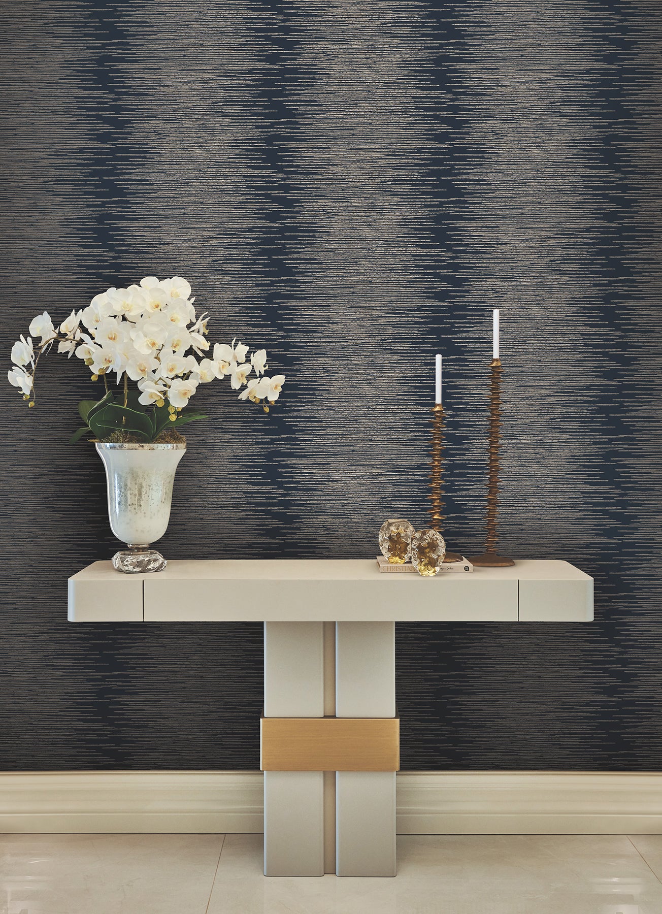operetta-navy-metallic-columns-wallpaper-york-wallcoverings-vr1503