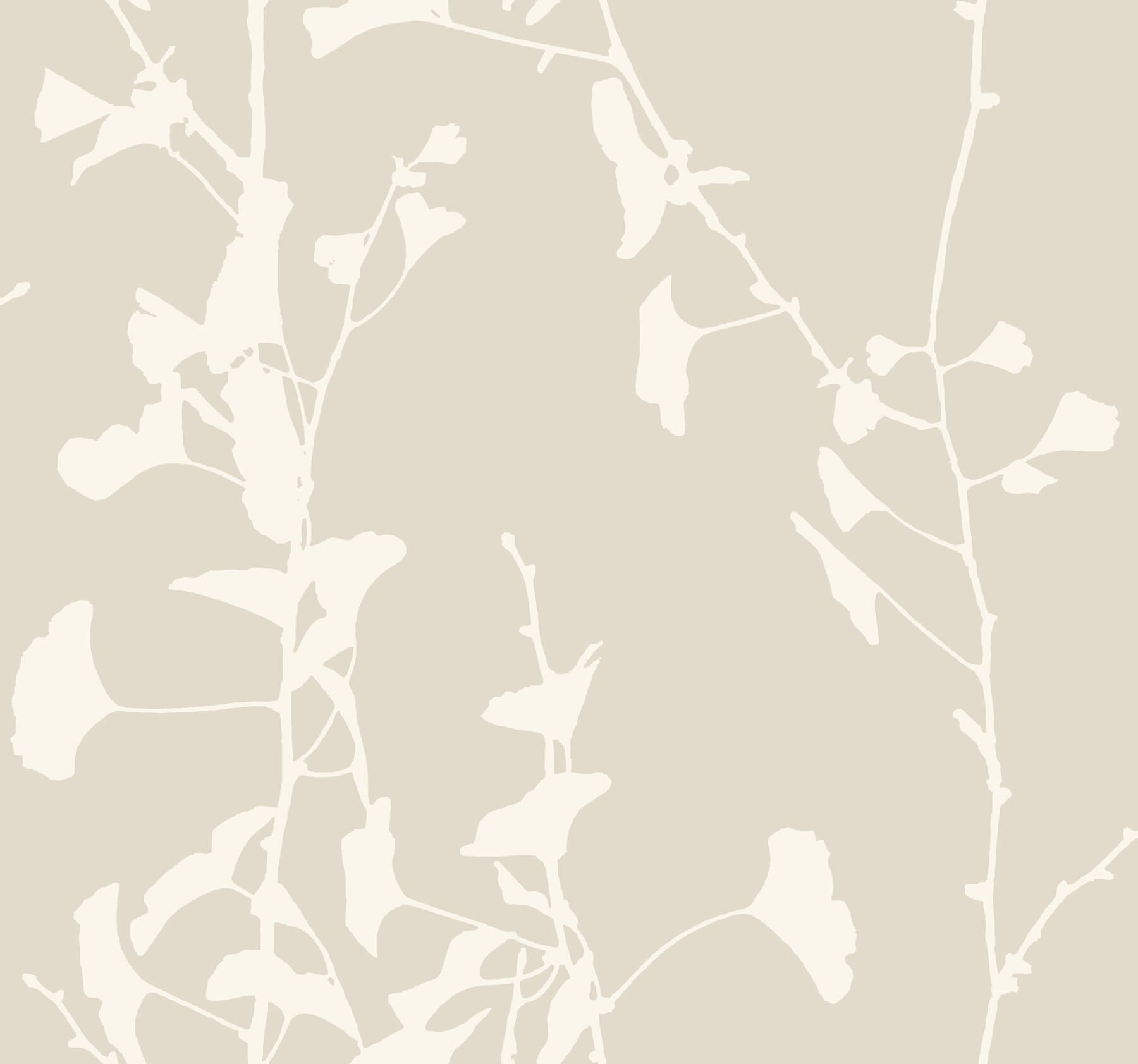 ginkgo-silhouette-taupe-cork-wallpaper-york-wallcoverings-vr1507 - York Wallcoverings Wallpaper