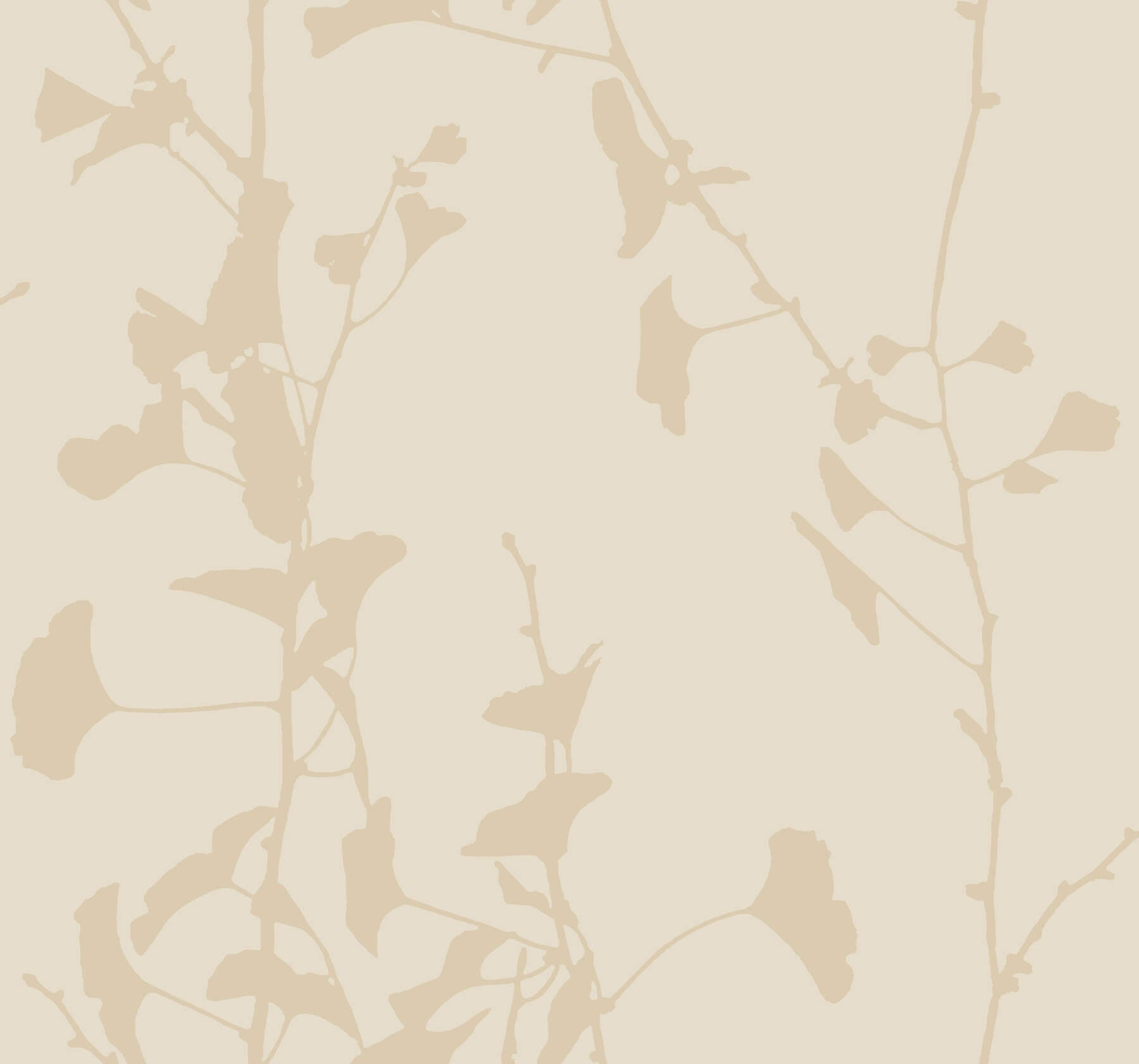 ginkgo-silhouette-neutral-cork-wallpaper-york-wallcoverings-vr1511 - York Wallcoverings Wallpaper