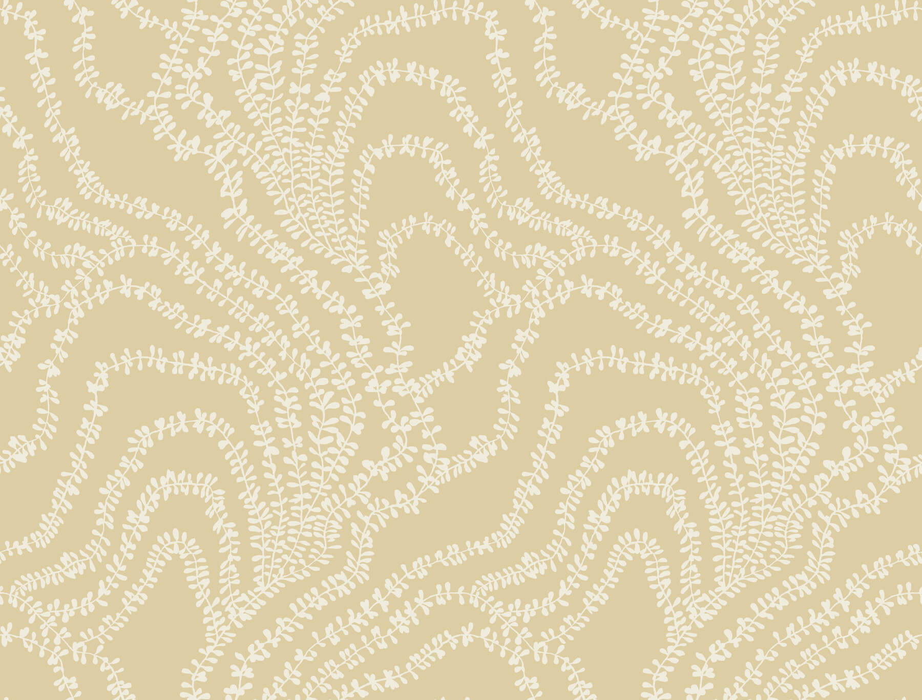 string-of-pearls-butter-vine-wallpaper-york-wallcoverings-vr1515 - York Wallcoverings Wallpaper