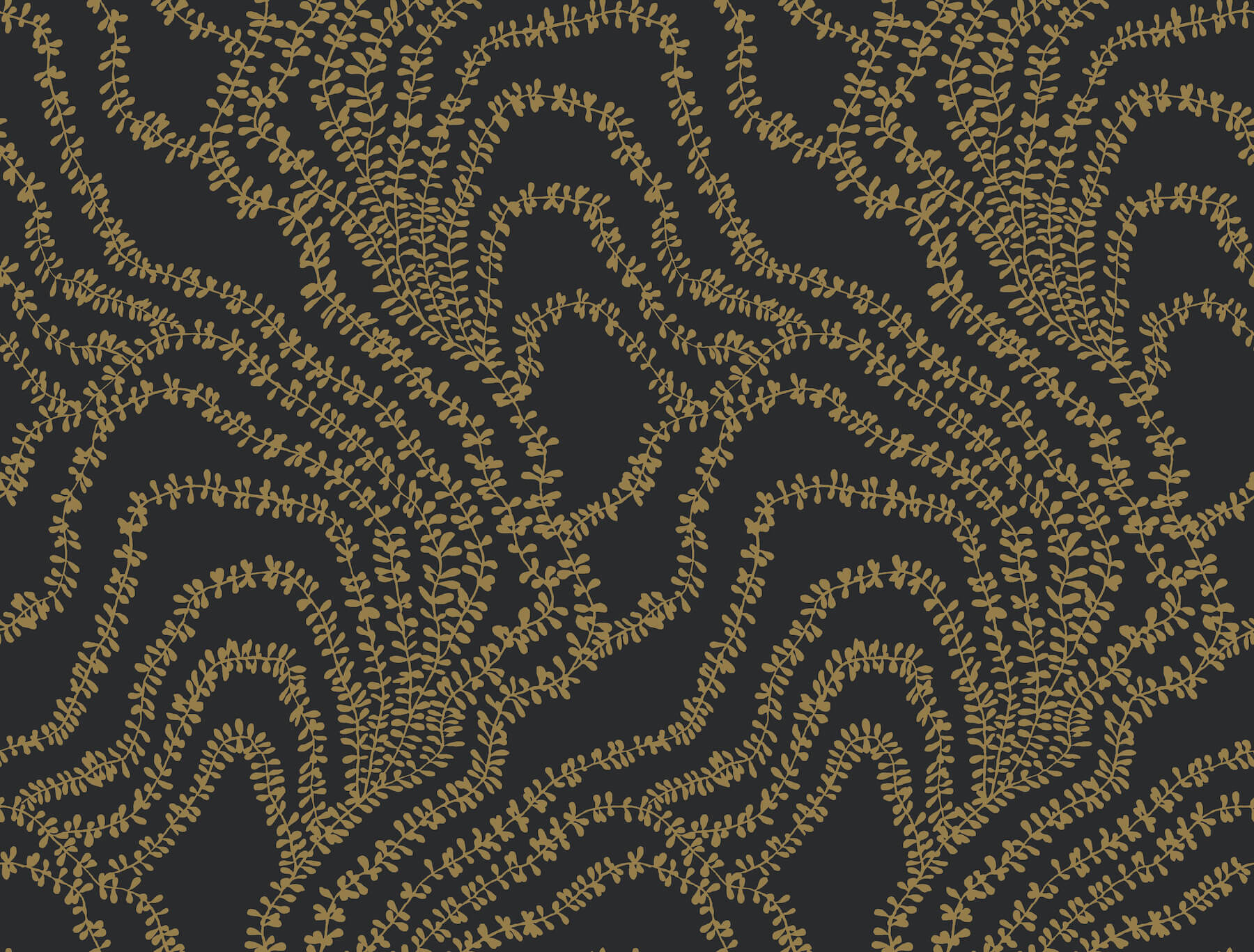 string-of-pearls-gold-vine-wallpaper-york-wallcoverings-vr1517 - York Wallcoverings Wallpaper