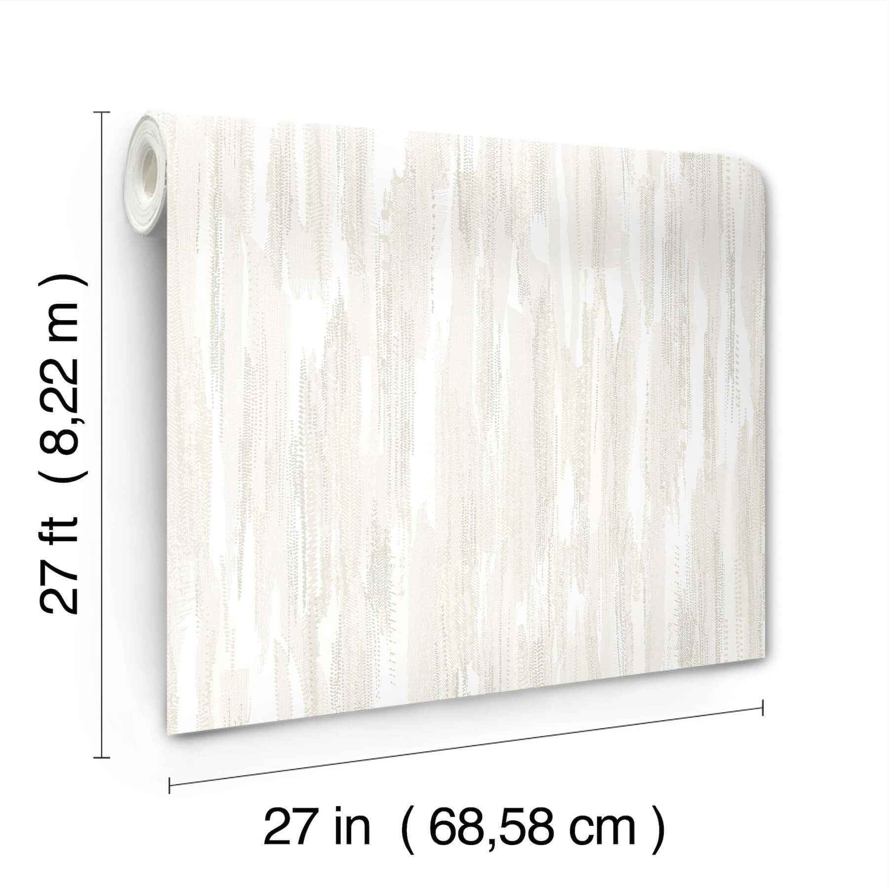 Tribeca White Texture Stripe Wallpaper - York Wallcoverings - VR1522 - York Wallcoverings Wallpaper