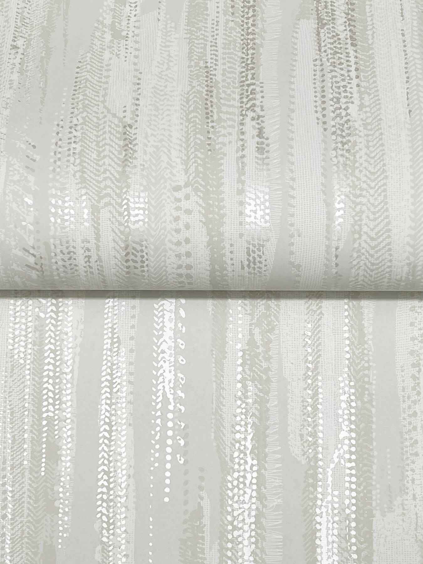 Tribeca Dove Texture Stripe Wallpaper - York Wallcoverings - VR1525 - York Wallcoverings Wallpaper