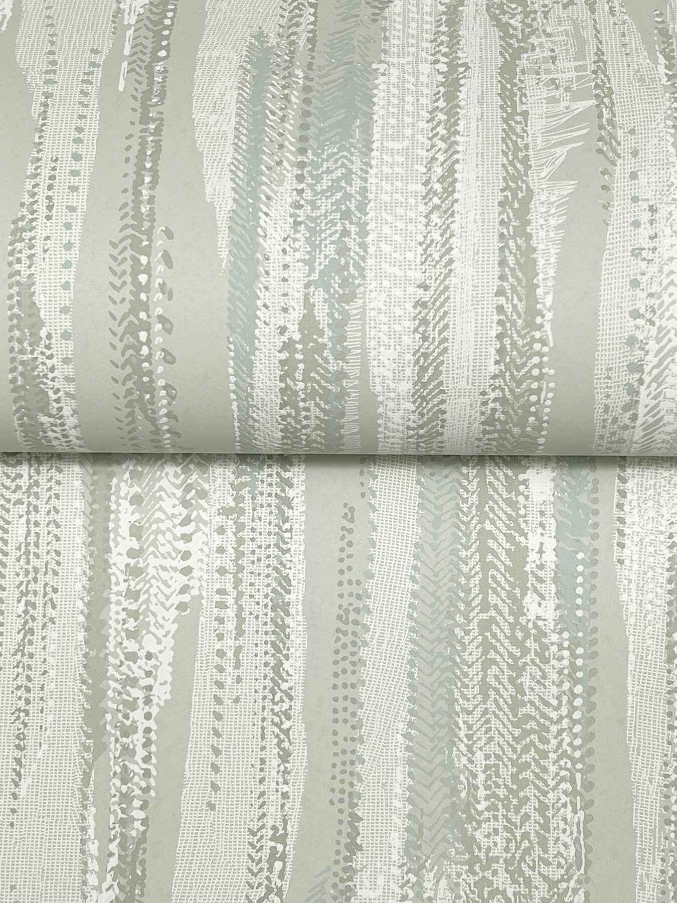 Tribeca Aqua Texture Stripe Wallpaper - York Wallcoverings - VR1526 - York Wallcoverings Wallpaper