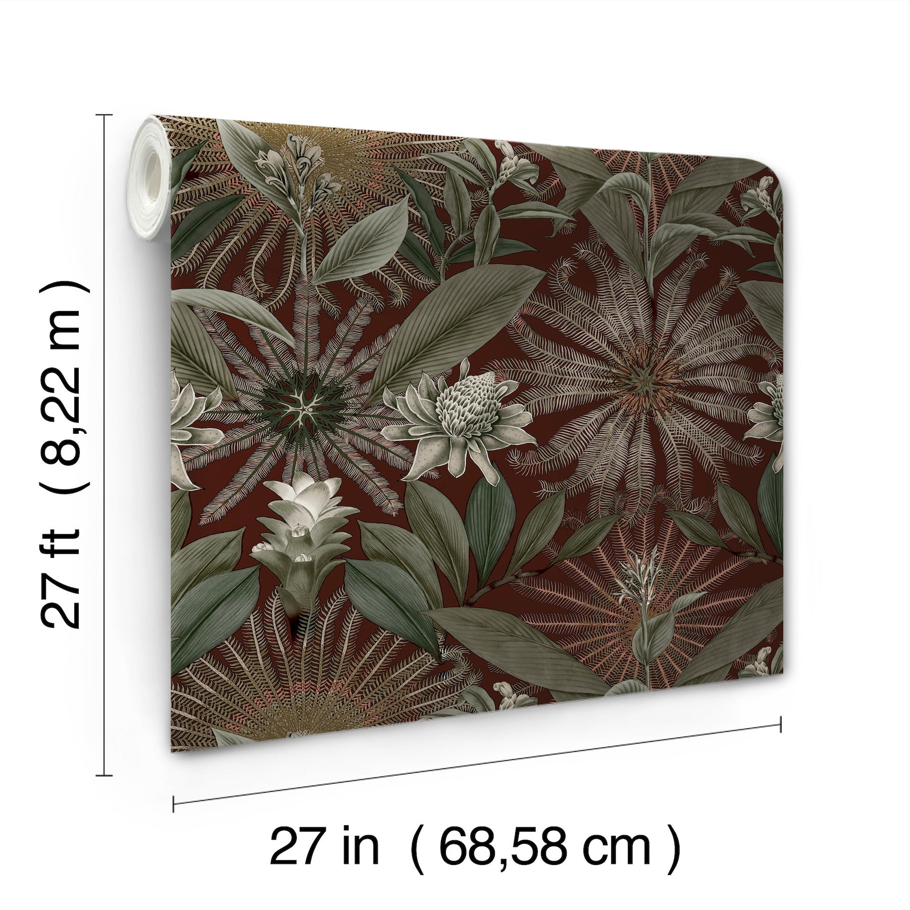 enchanted-garden-maroon-tropical-wallpaper-york-wallcoverings-vr1528